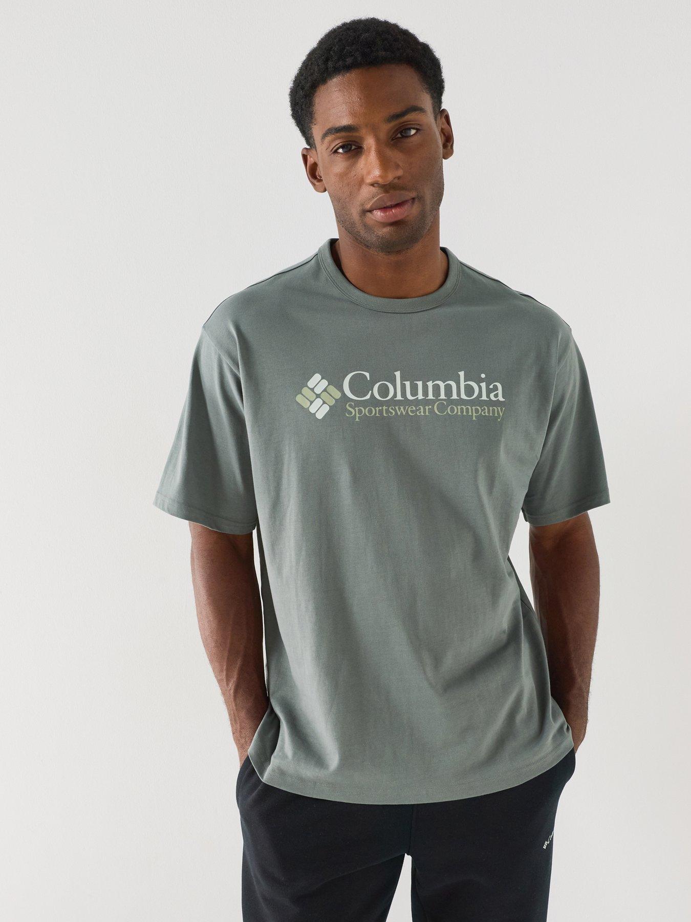 Columbia Mens Csc Heavyweight Logo T-shirt - Green