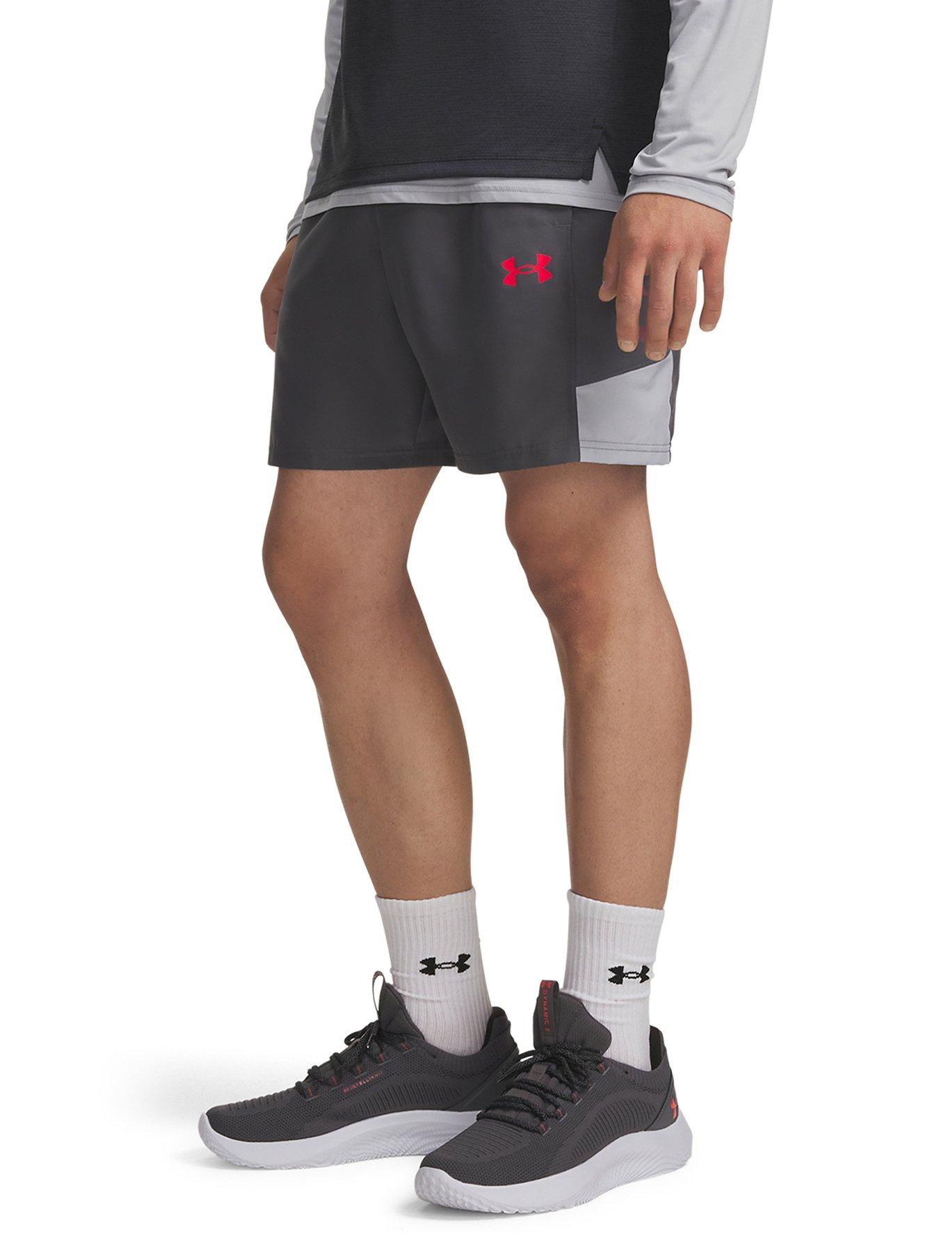 UNDER ARMOUR Mens Training Tech Utility Shorts - Grey