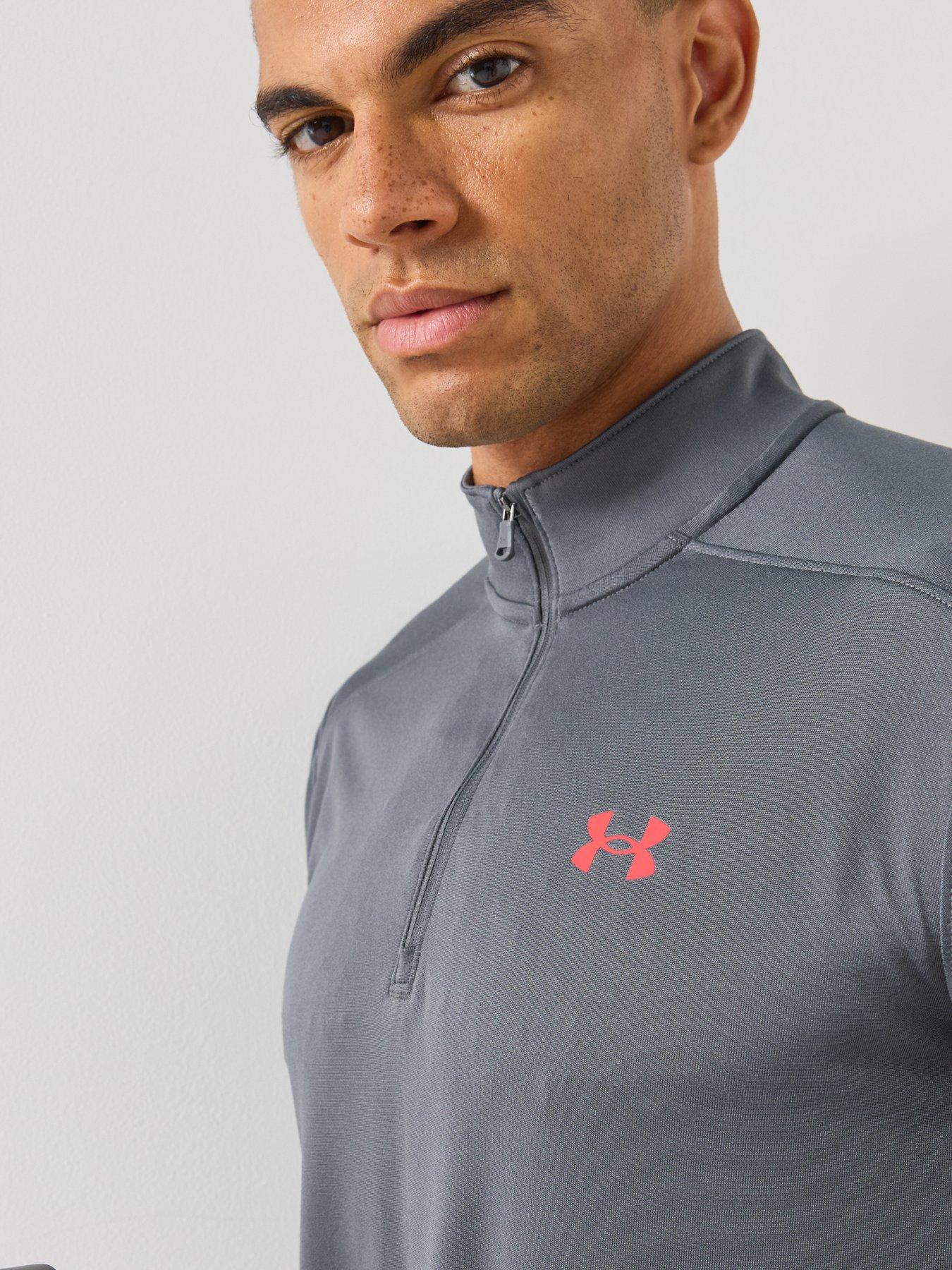 Image 5 of 6 of UNDER ARMOUR Mens Training Tech Utility 1/4 Zip - Grey