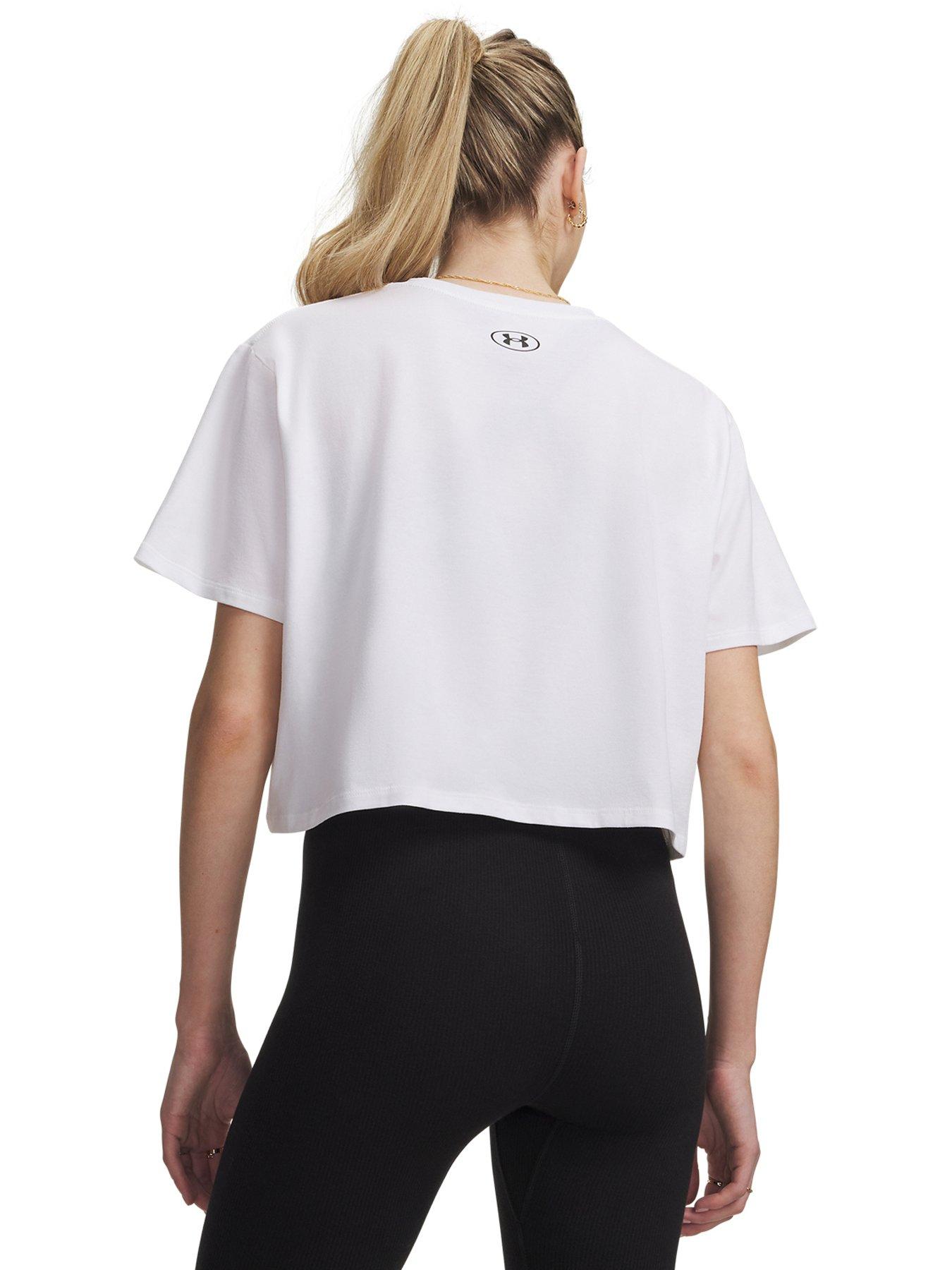 Image 2 of 3 of UNDER ARMOUR Women's Rival Core Short Sleeve T-Shirt - White