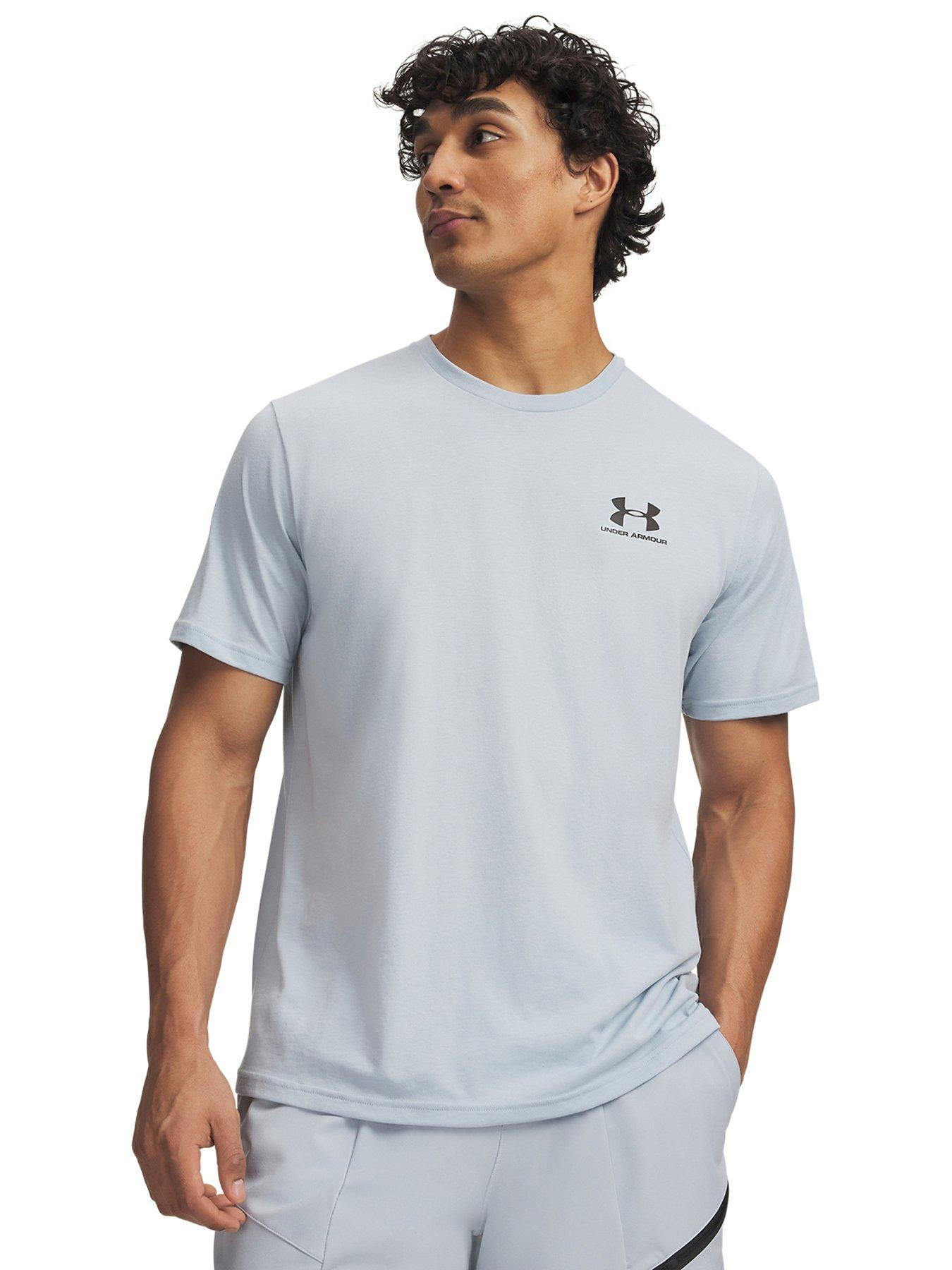 UNDER ARMOUR Mens Training Sportstyle Left Chest T-shirt - Blue