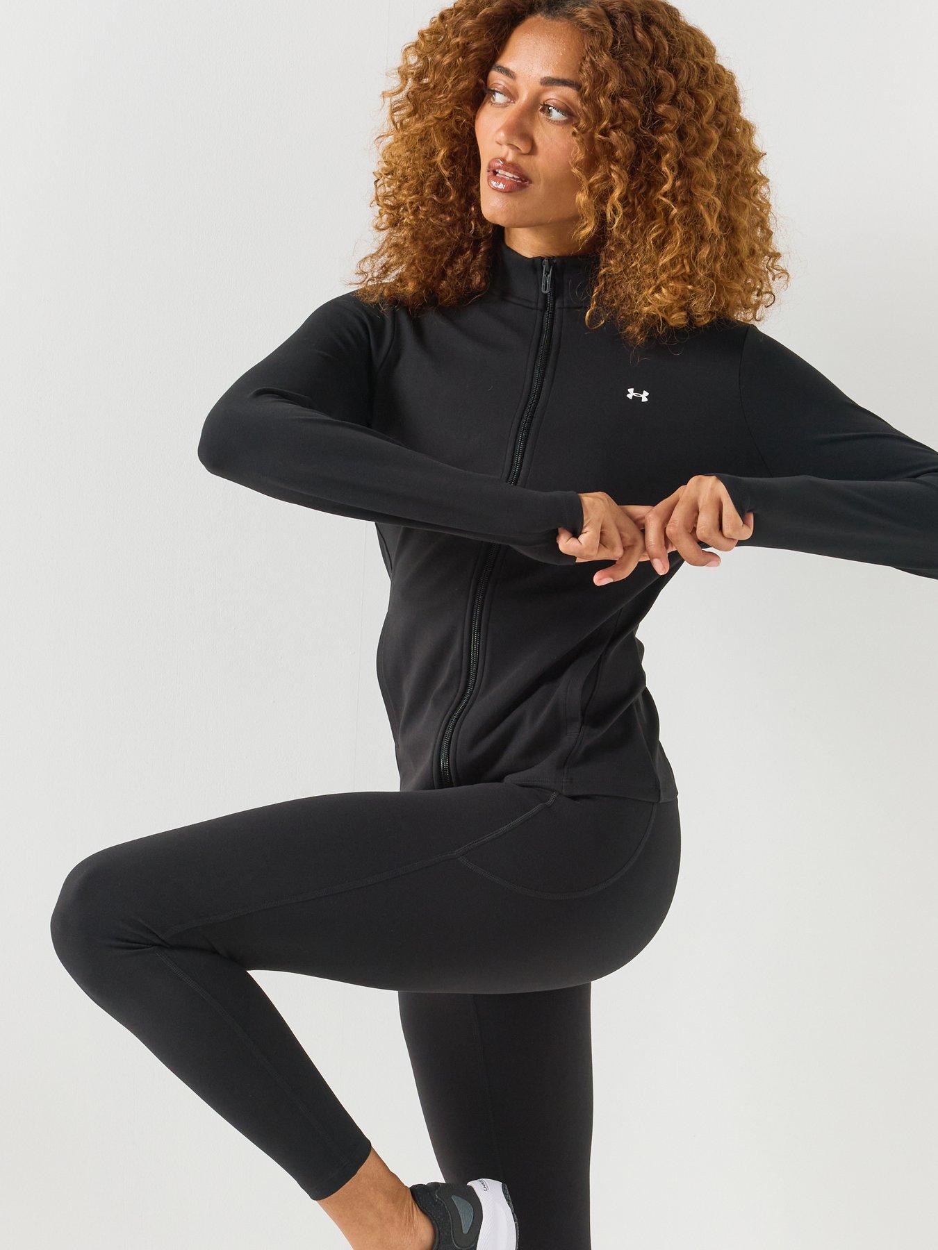 Image 5 of 6 of UNDER ARMOUR Womens Training Motion Full Zip Jacket - Black
