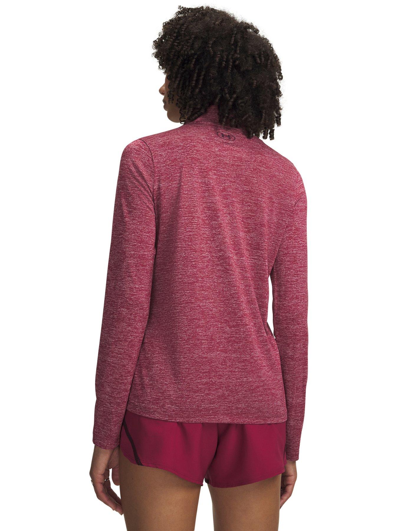 Image 2 of 3 of UNDER ARMOUR Womens Training Tech 1/2 Zip - Red