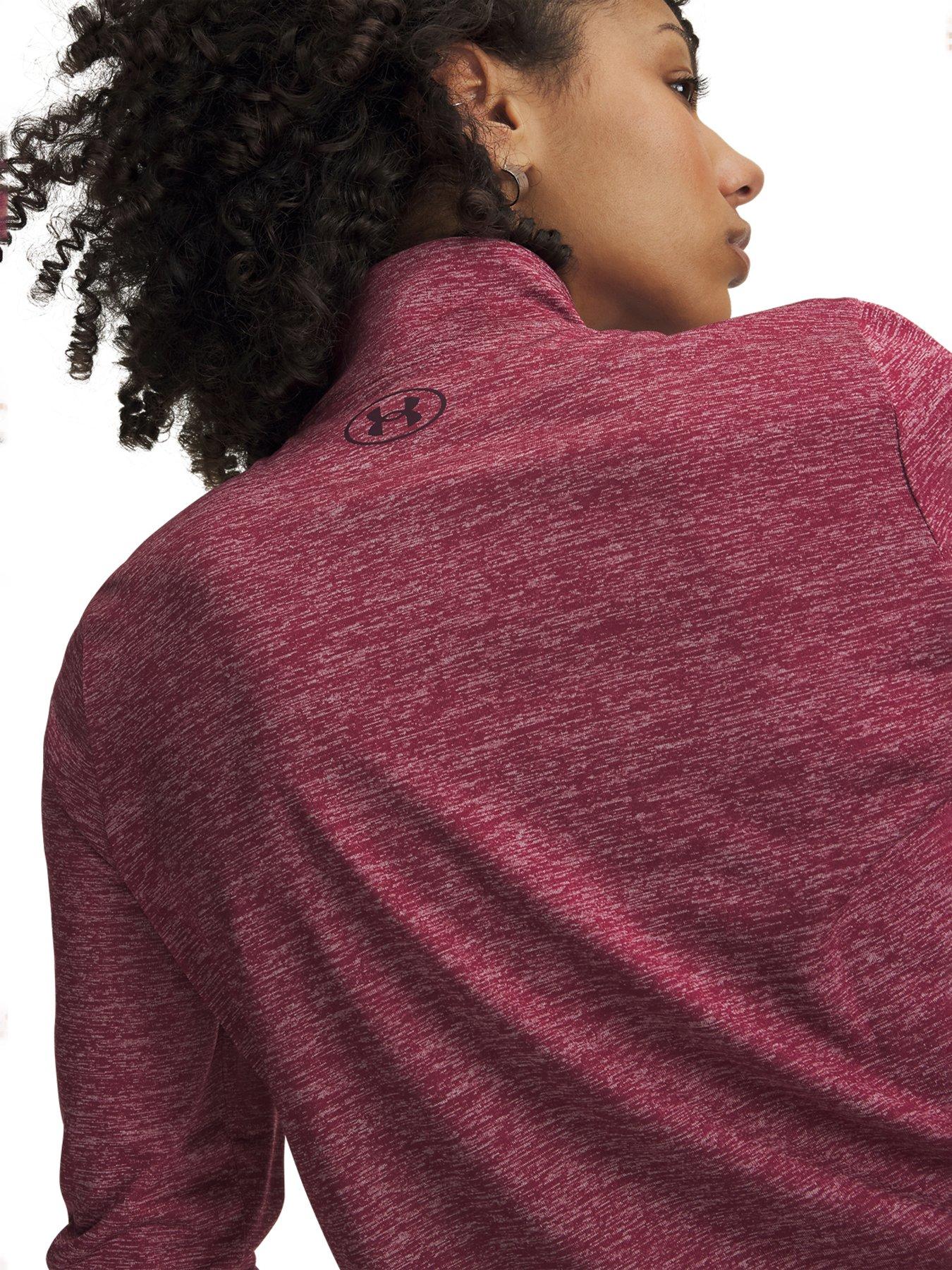 Image 3 of 3 of UNDER ARMOUR Womens Training Tech 1/2 Zip - Red