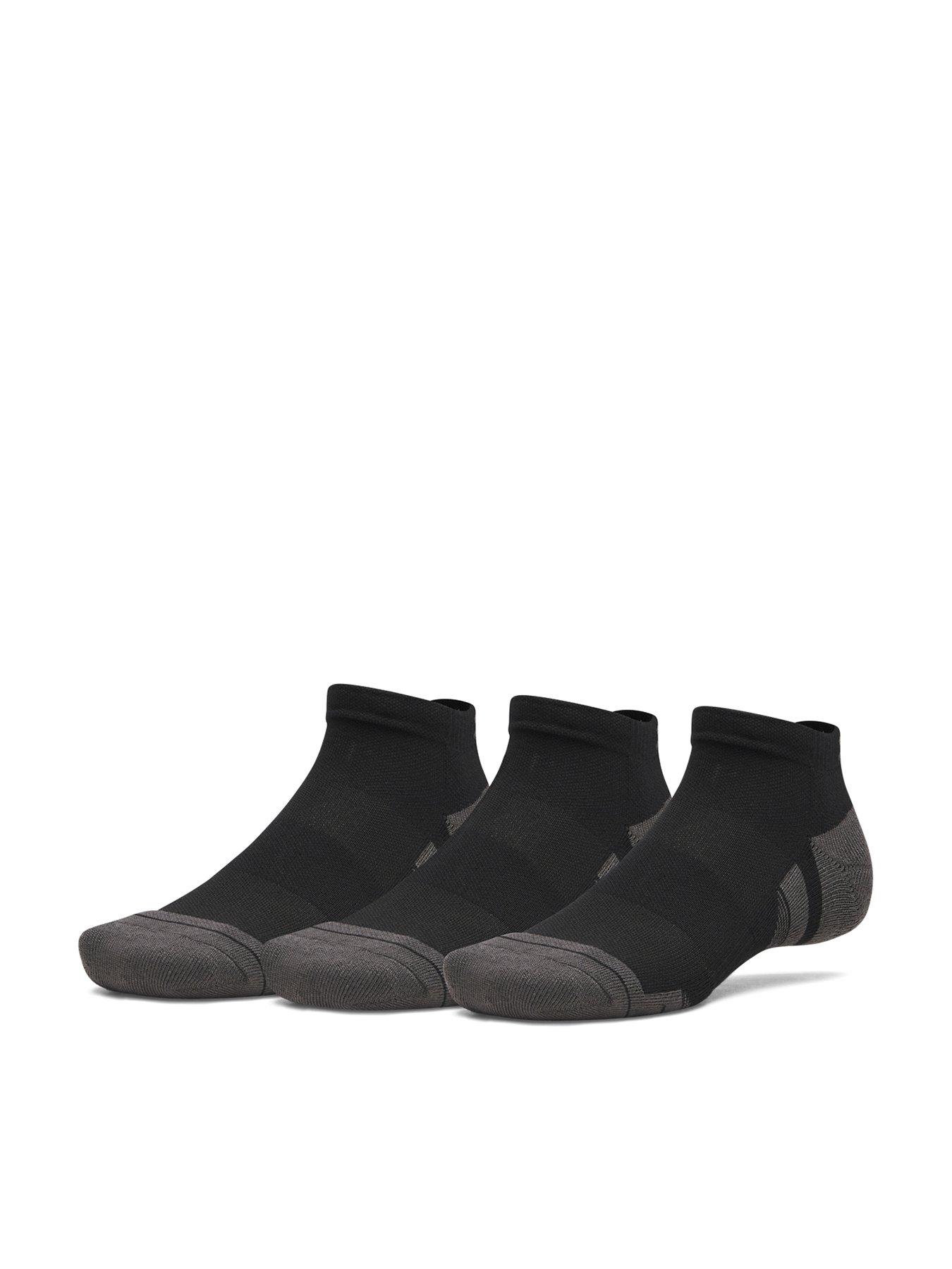 UNDER ARMOUR Unisex 3 Pack Low Socks - Black
