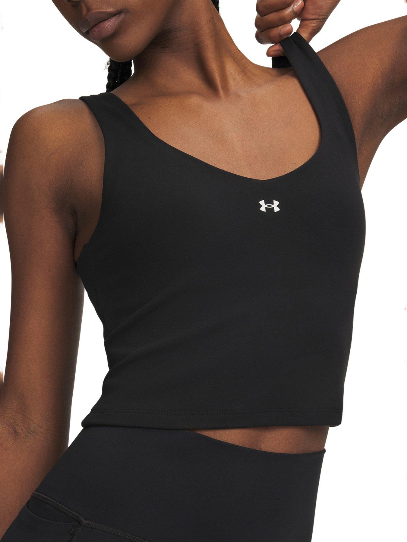 UNDER ARMOUR Womens Training Motion Performance Vest - Black