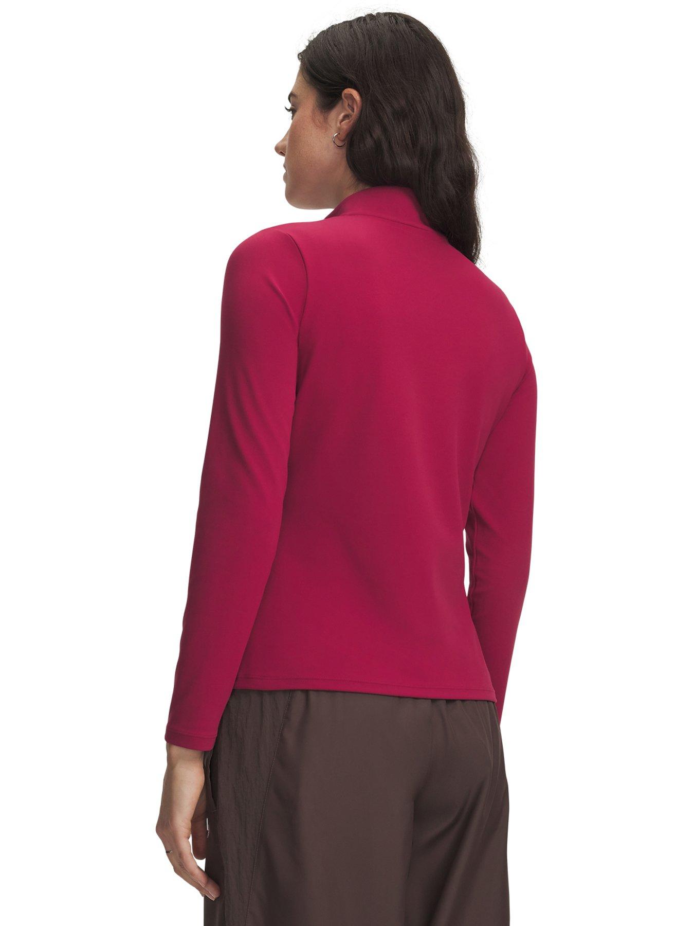 Image 2 of 3 of UNDER ARMOUR Womens Training Motion Full Zip Jacket - Red