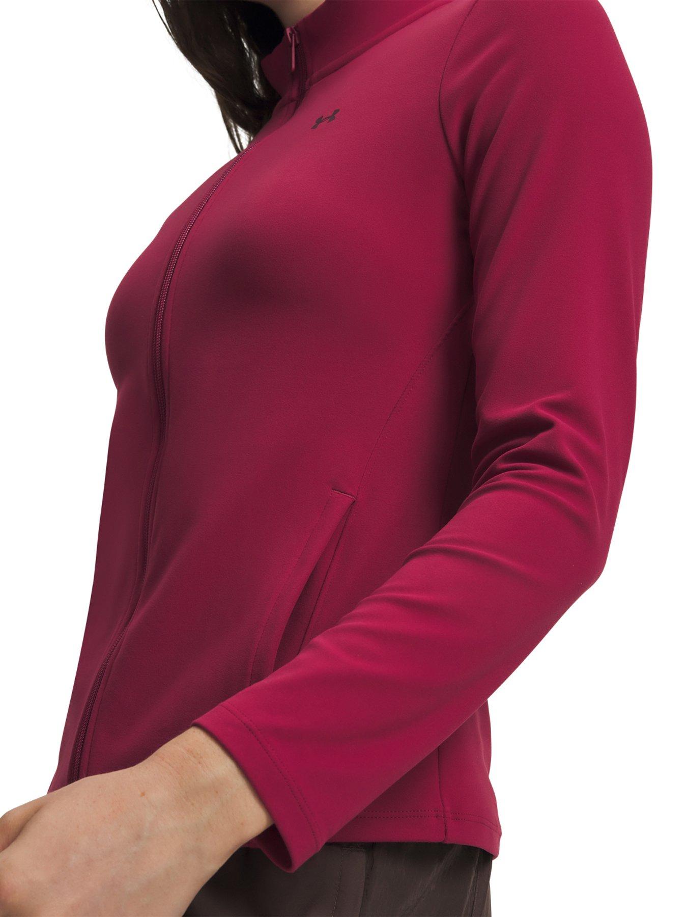 Image 3 of 3 of UNDER ARMOUR Womens Training Motion Full Zip Jacket - Red