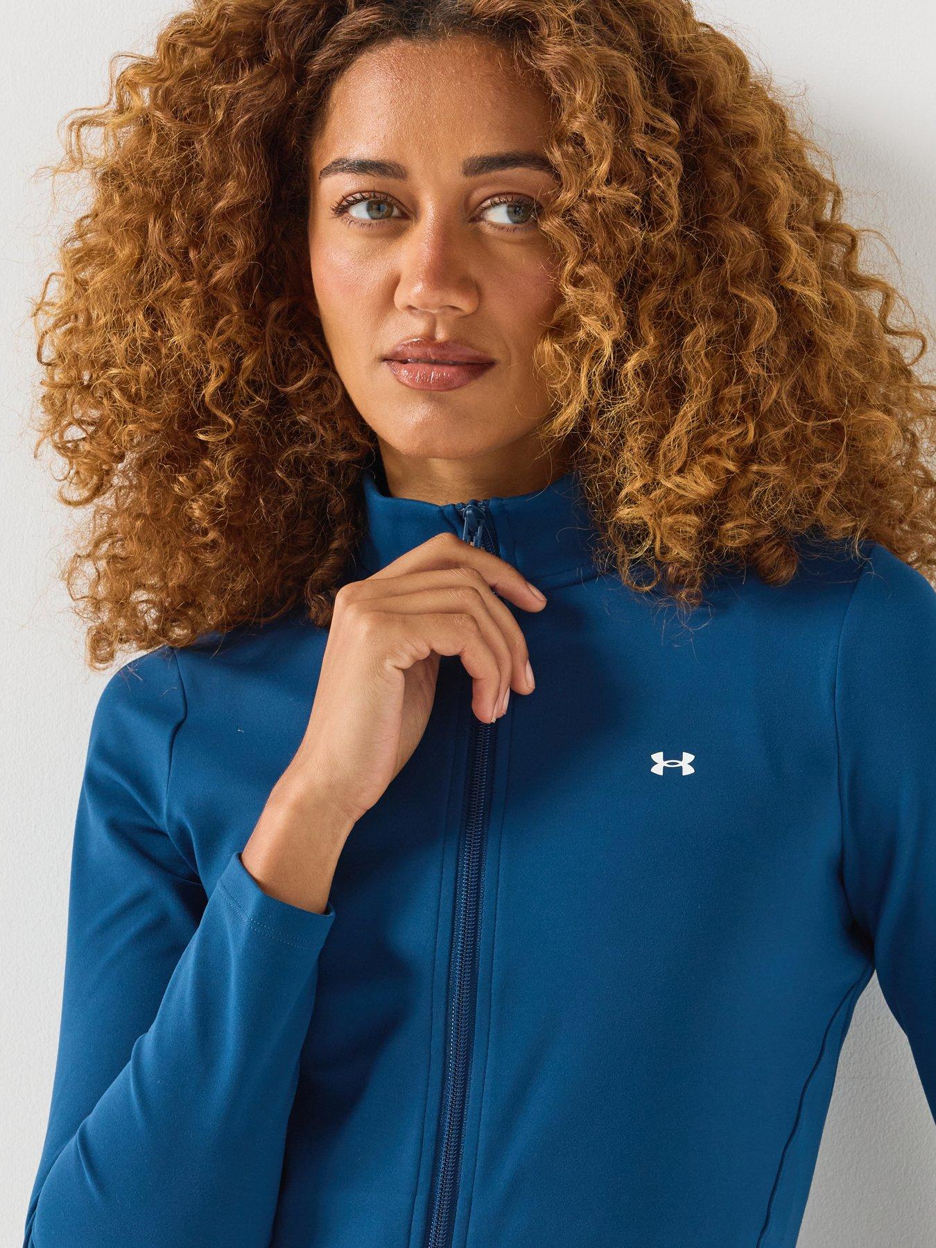 Image 4 of 6 of UNDER ARMOUR Womens Training Motion Full Zip Jacket - Navy