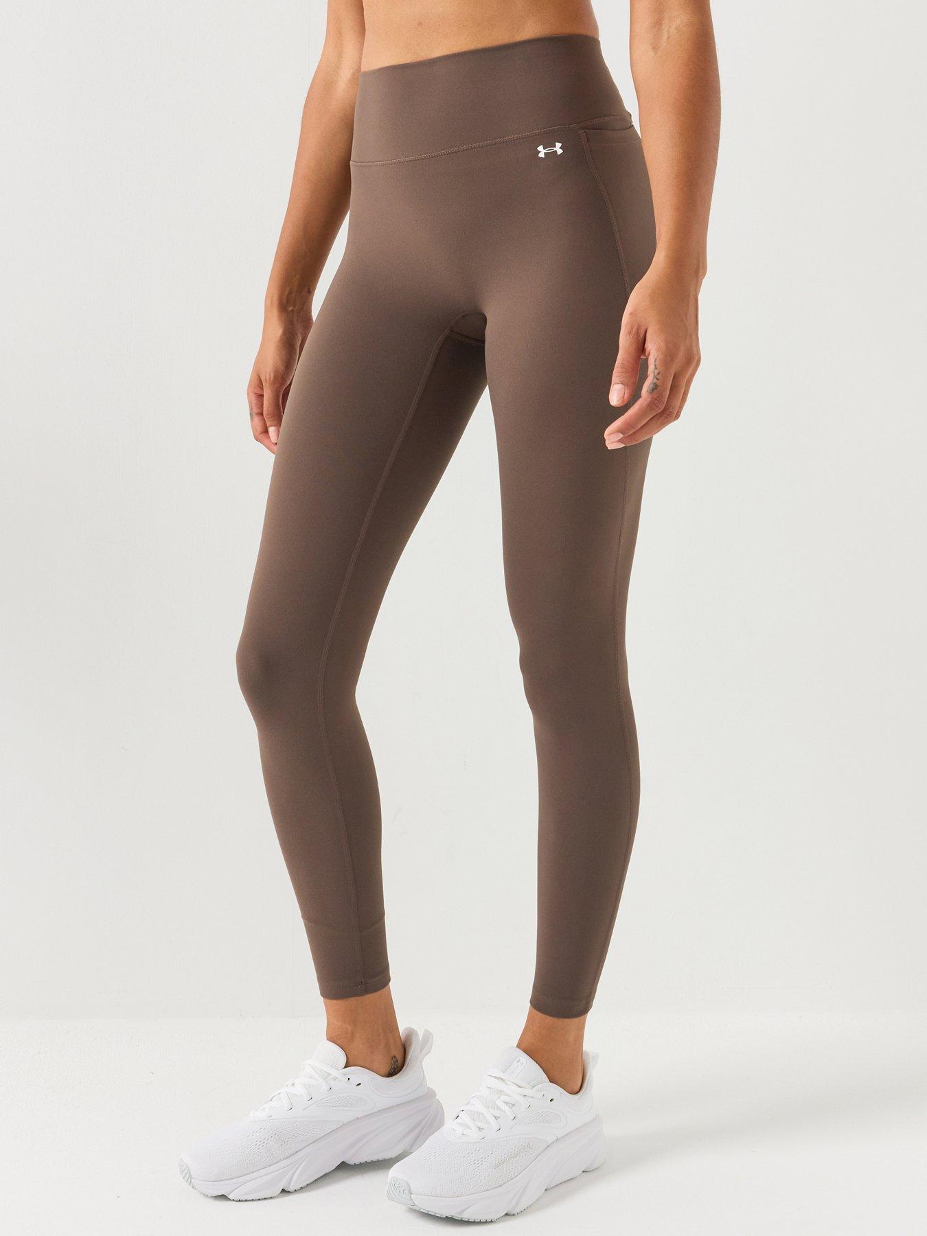 Image 1 of 6 of UNDER ARMOUR Women's High-Rise Training Leggings - Brown