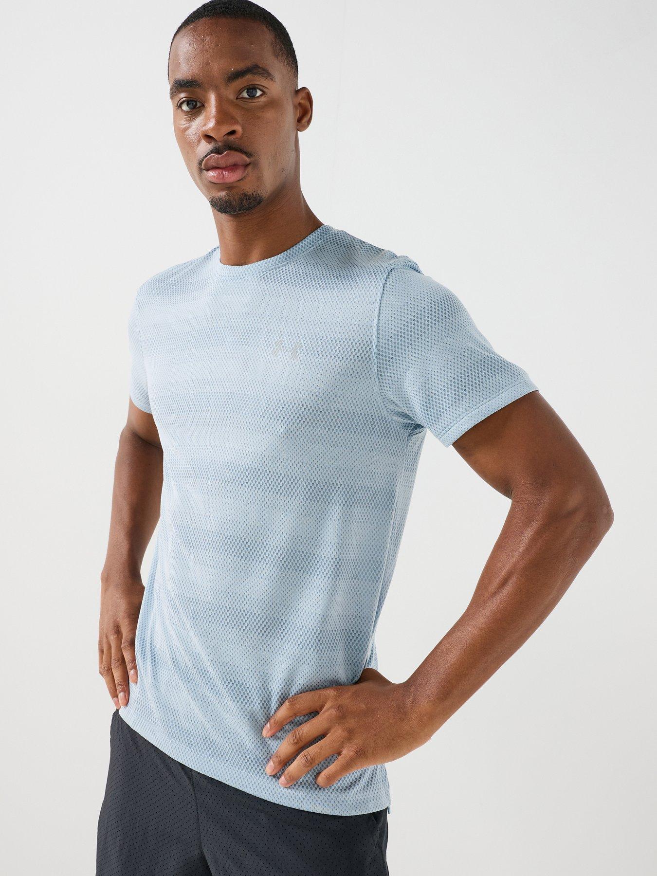 UNDER ARMOUR Mens Running Velociti T-Shirt - Blue