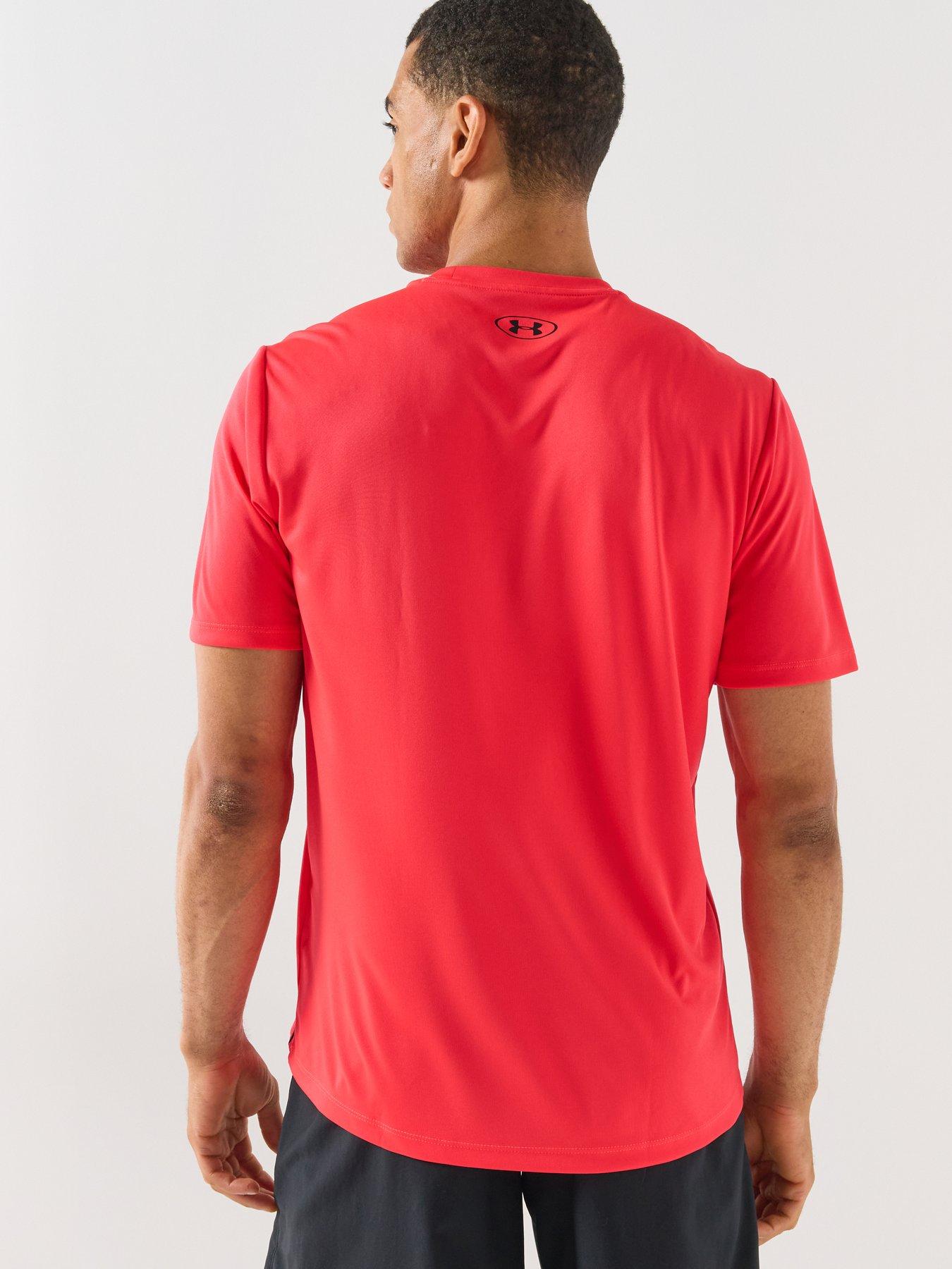 Image 2 of 5 of UNDER ARMOUR Mens Training Tech Sport T-Shirt - Red