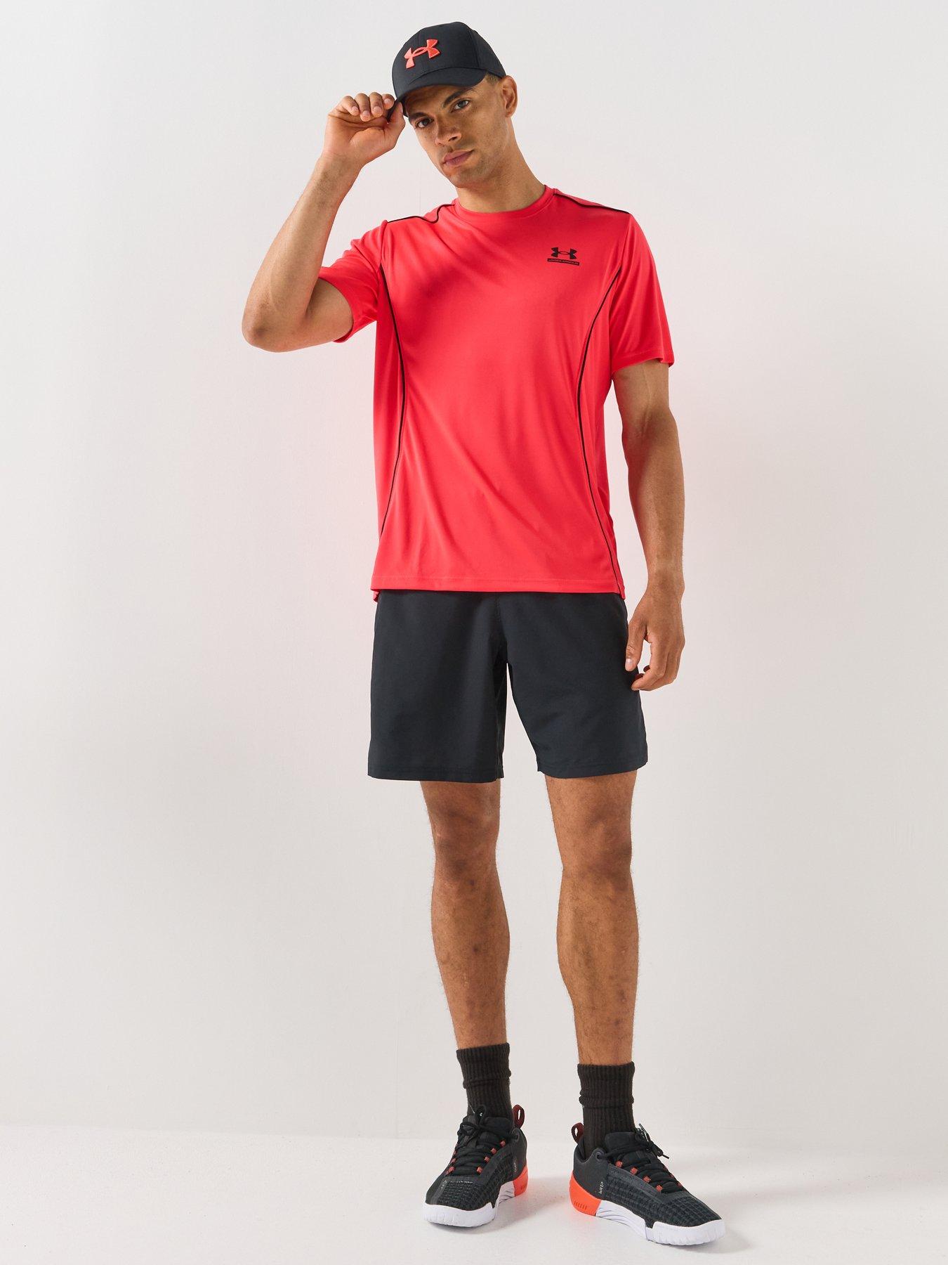 Image 3 of 5 of UNDER ARMOUR Mens Training Tech Sport T-Shirt - Red
