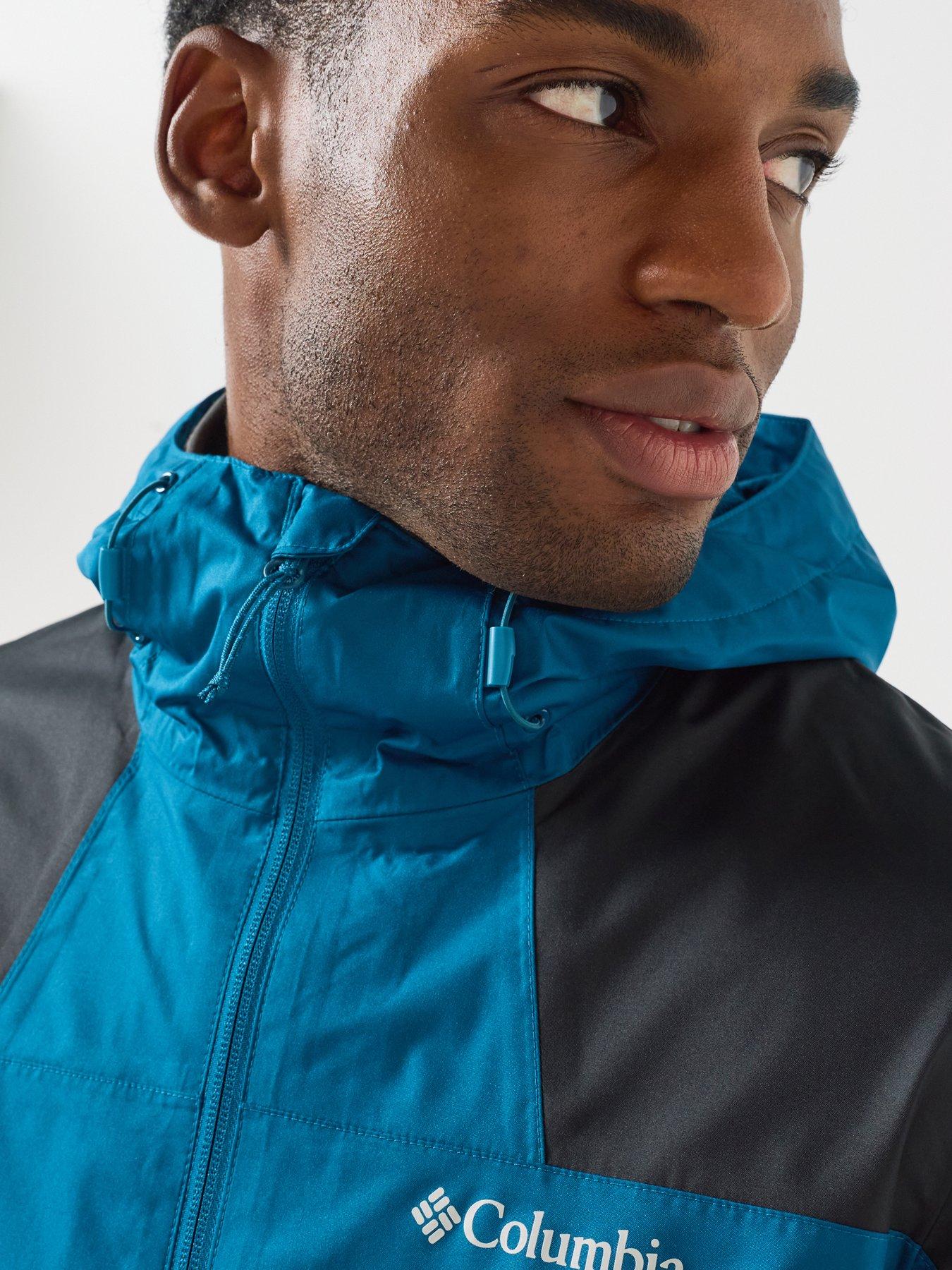 Image 4 of 6 of Columbia Men's Inner Limits III Waterproof Hooded Jacket - Blue