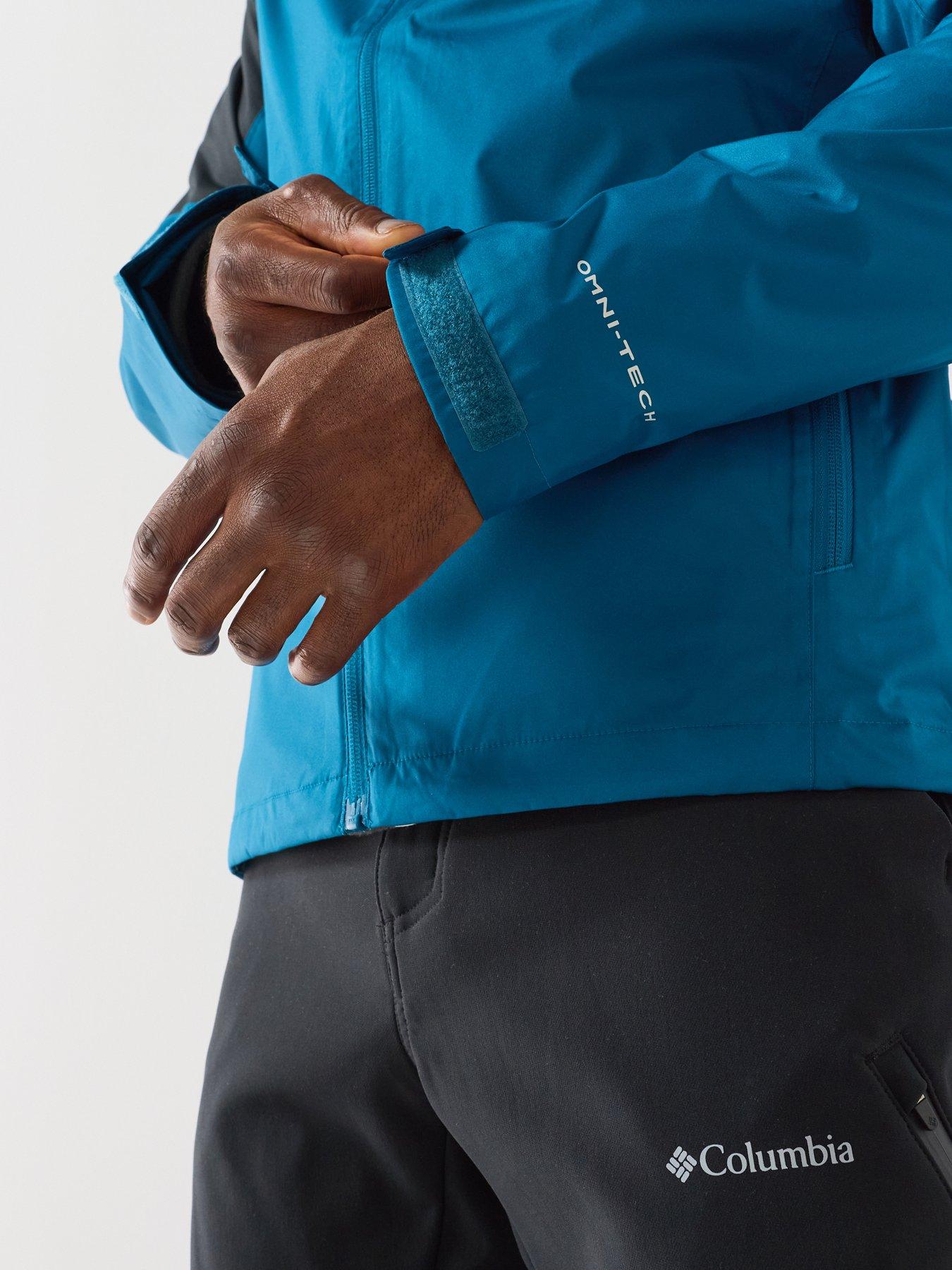 Image 5 of 6 of Columbia Men's Inner Limits III Waterproof Hooded Jacket - Blue