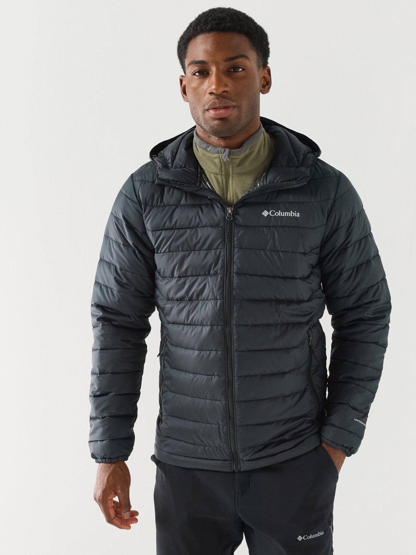 Columbia Mens Powder Lite Ii Hooded Jacket - Black