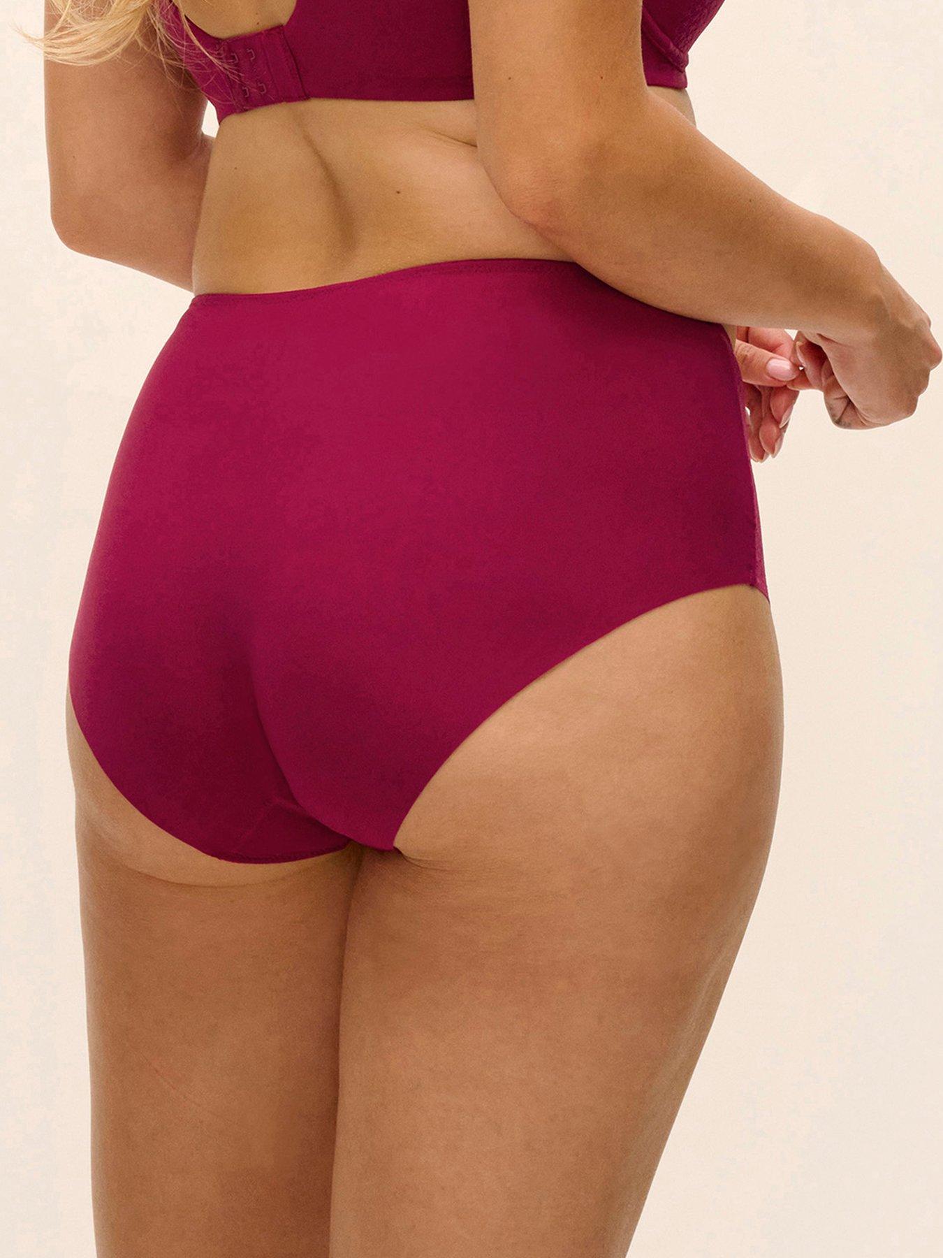 Image 2 of 4 of Fantasie Womens Smooth Full Briefs - Ruby