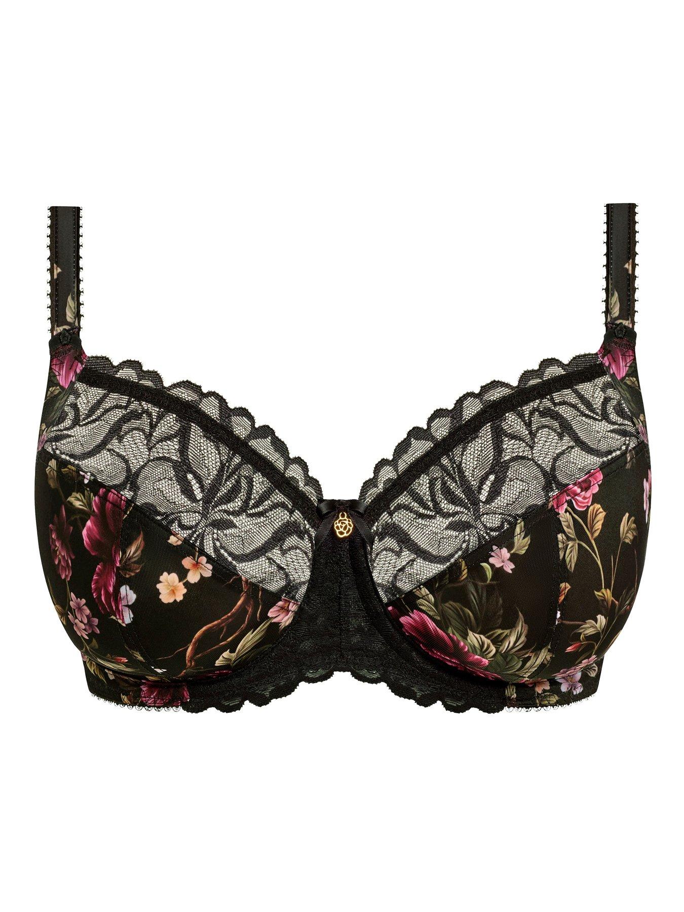 Image 5 of 5 of Fantasie Jennie Floral Underwired Side Support Bra - Wild Rose