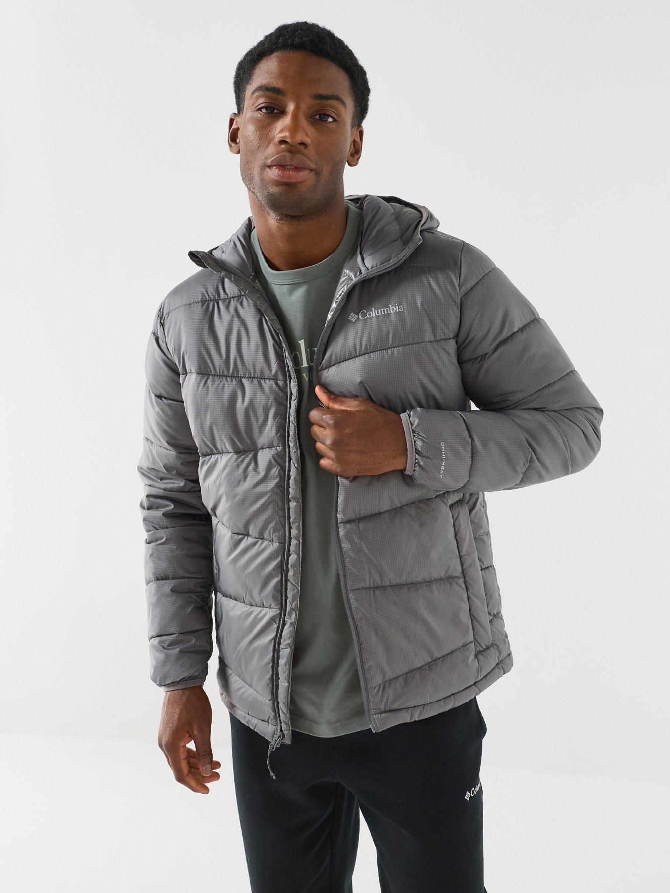 Columbia Mens Fivemile Butte Ii Hooded Jacket - Grey