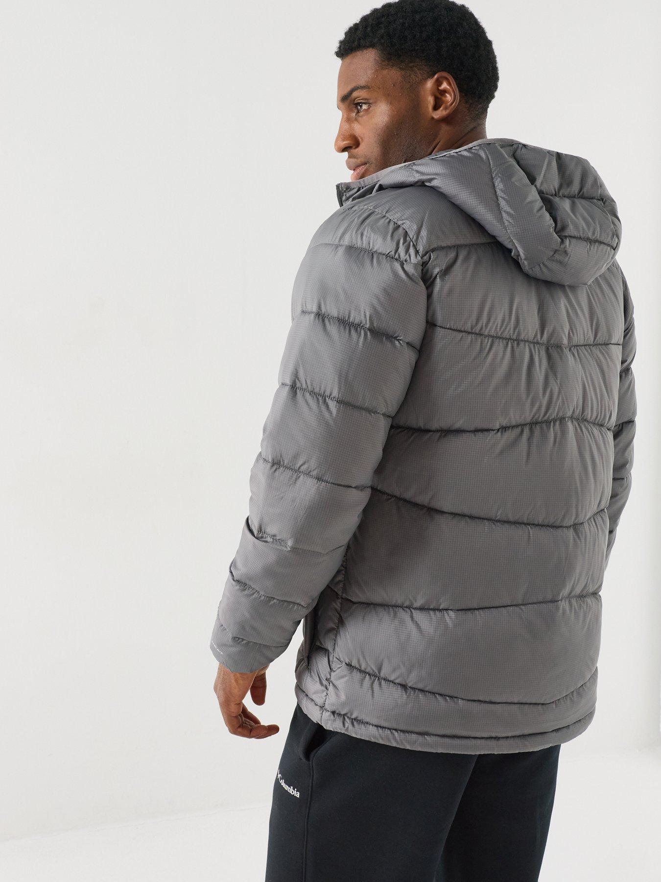Image 2 of 6 of Columbia Men's Five Mile Butte II Hooded Puffer Jacket - City Grey