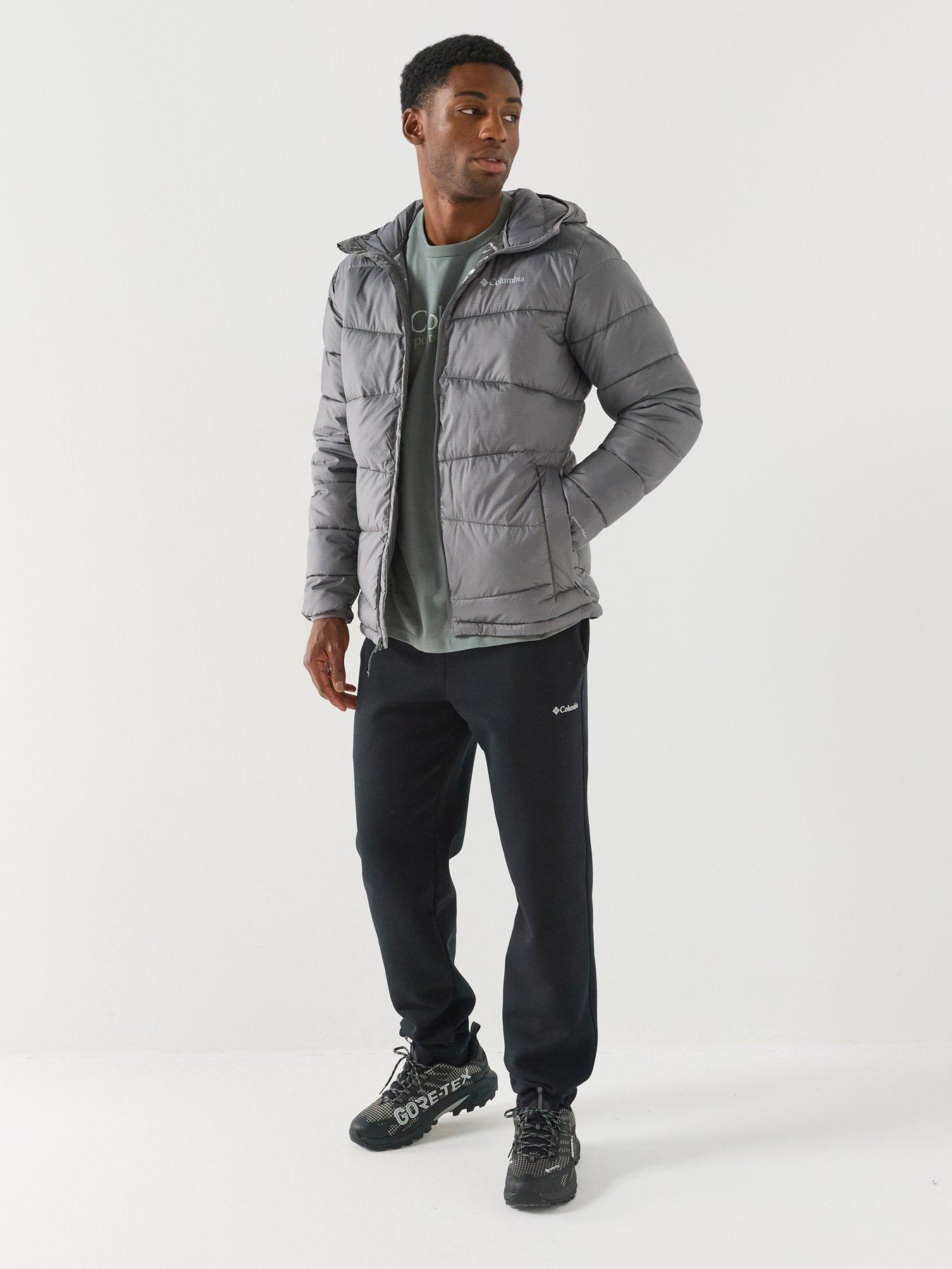Image 3 of 6 of Columbia Men's Five Mile Butte II Hooded Puffer Jacket - City Grey
