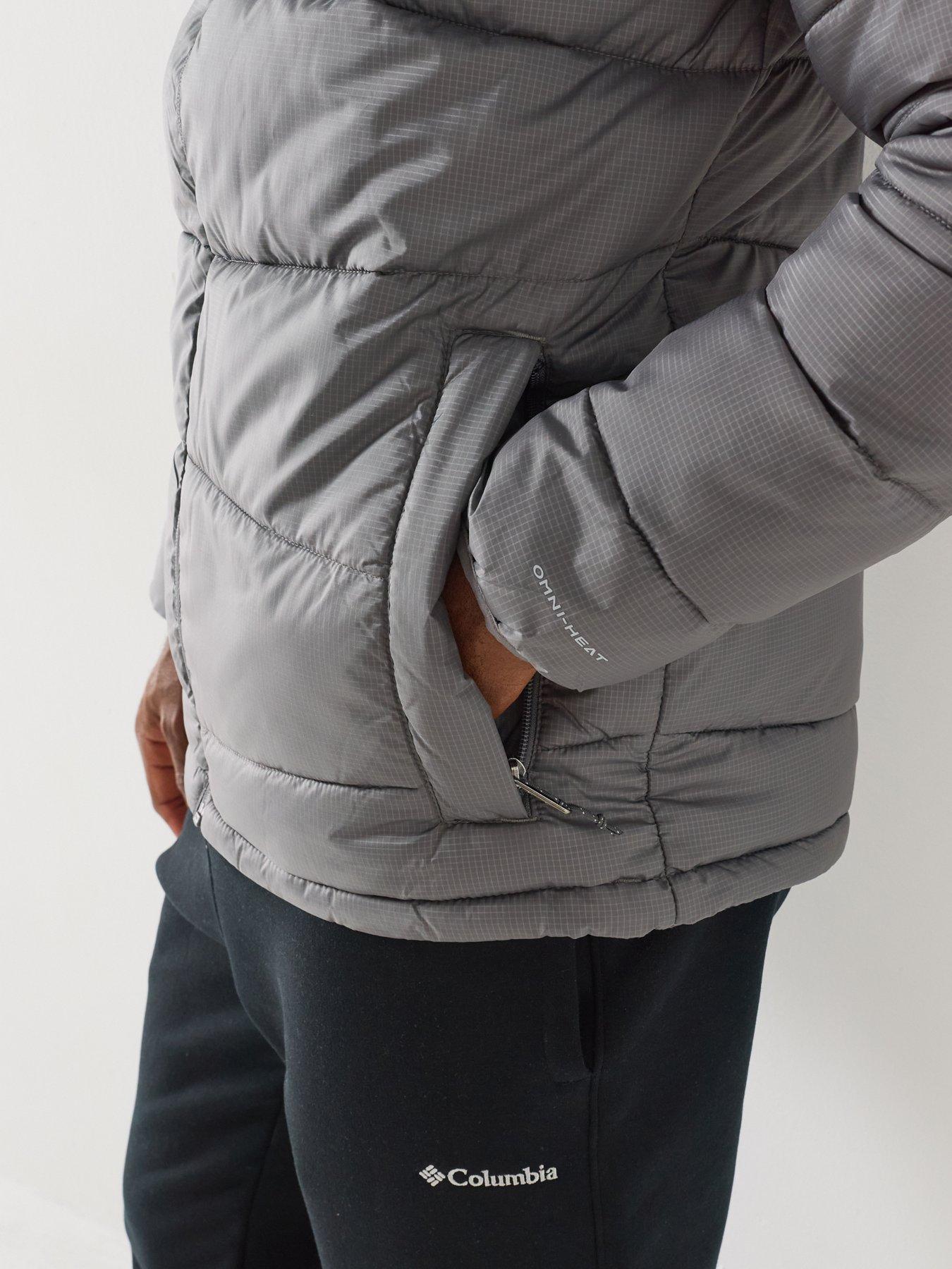 Image 4 of 6 of Columbia Men's Five Mile Butte II Hooded Puffer Jacket - City Grey