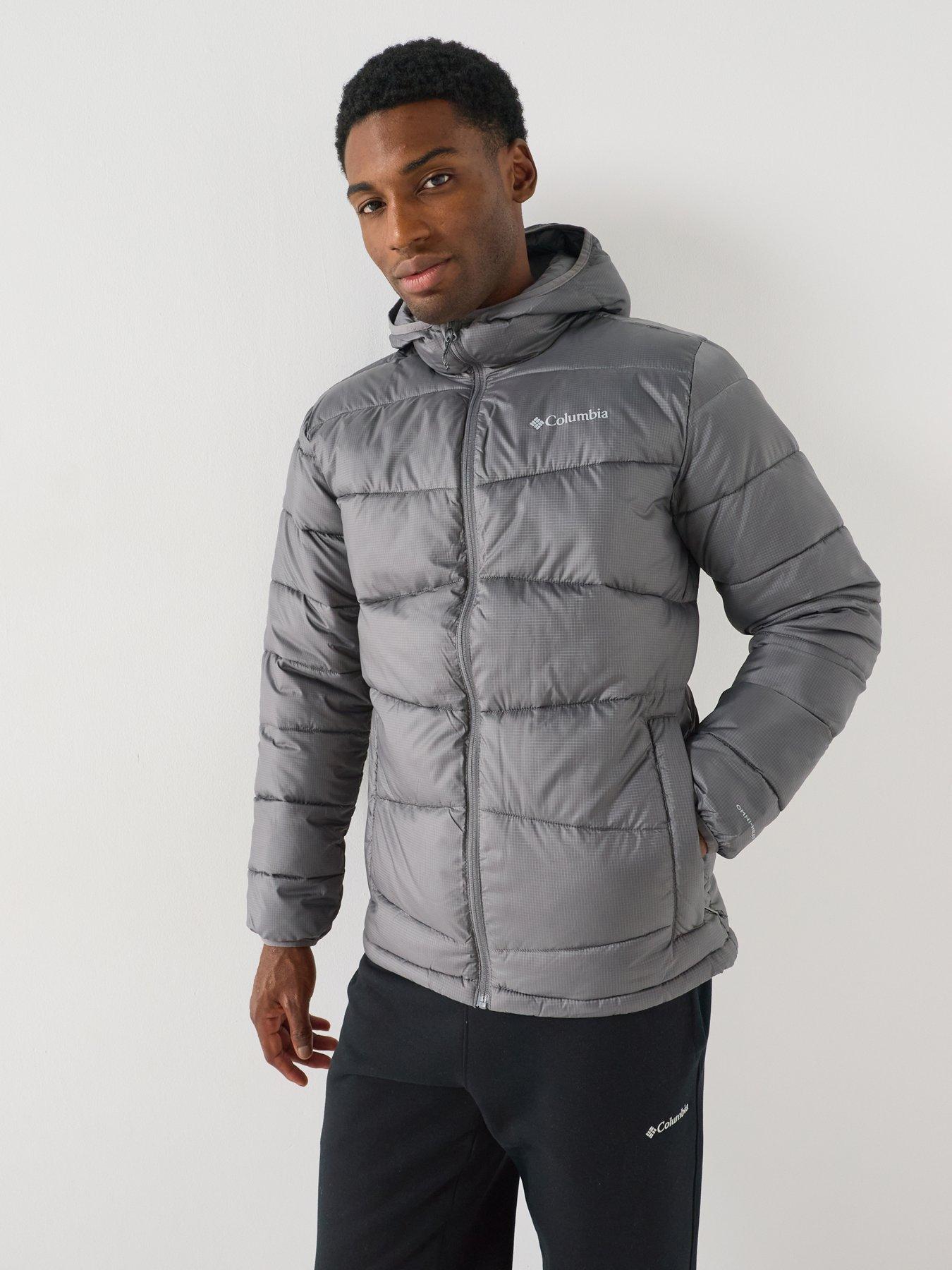 Image 5 of 6 of Columbia Men's Five Mile Butte II Hooded Puffer Jacket - City Grey