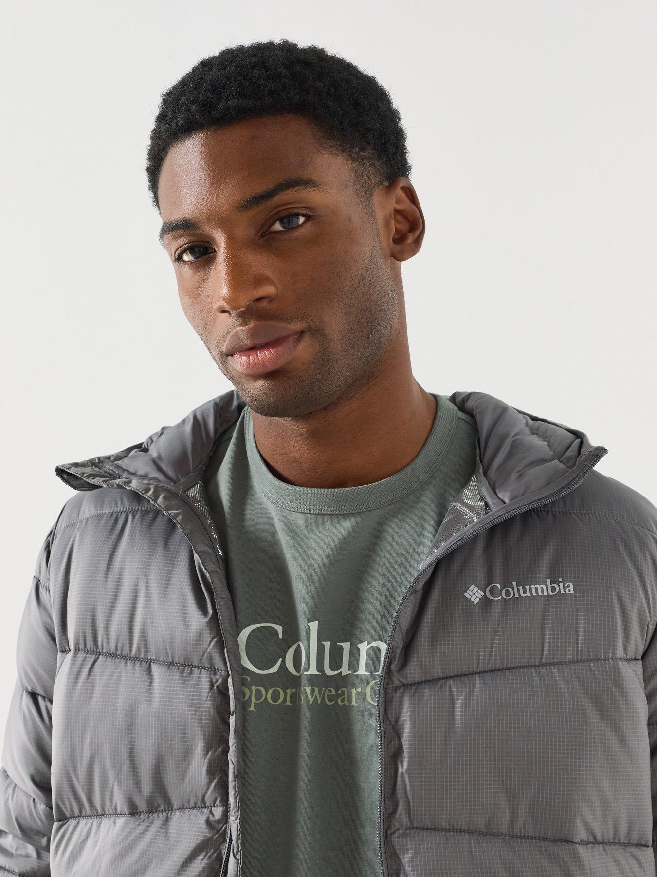 Image 6 of 6 of Columbia Men's Five Mile Butte II Hooded Puffer Jacket - City Grey