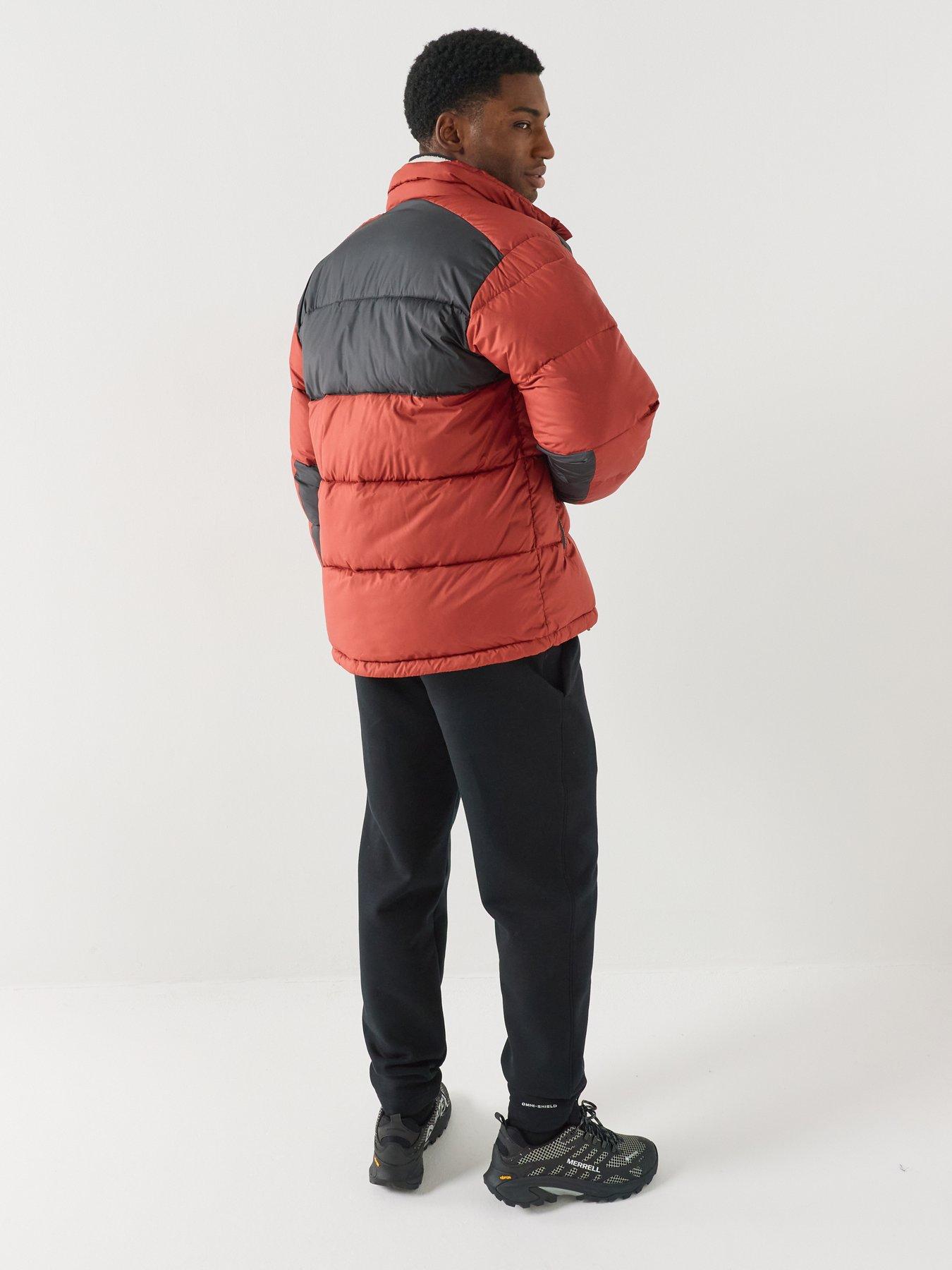 Image 5 of 6 of Columbia Padded construction helps lock in warmth during colder conditions Colour-block design gives this outdoor staple a distinctive look High funnel neckline provides extra coverage from the elements Zip-th