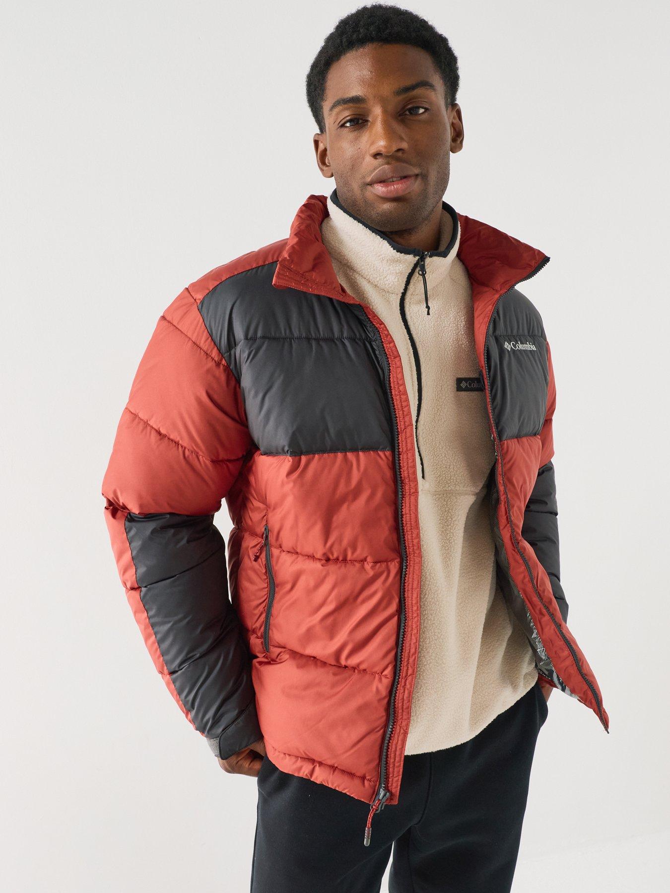 Image 6 of 6 of Columbia Padded construction helps lock in warmth during colder conditions Colour-block design gives this outdoor staple a distinctive look High funnel neckline provides extra coverage from the elements Zip-th