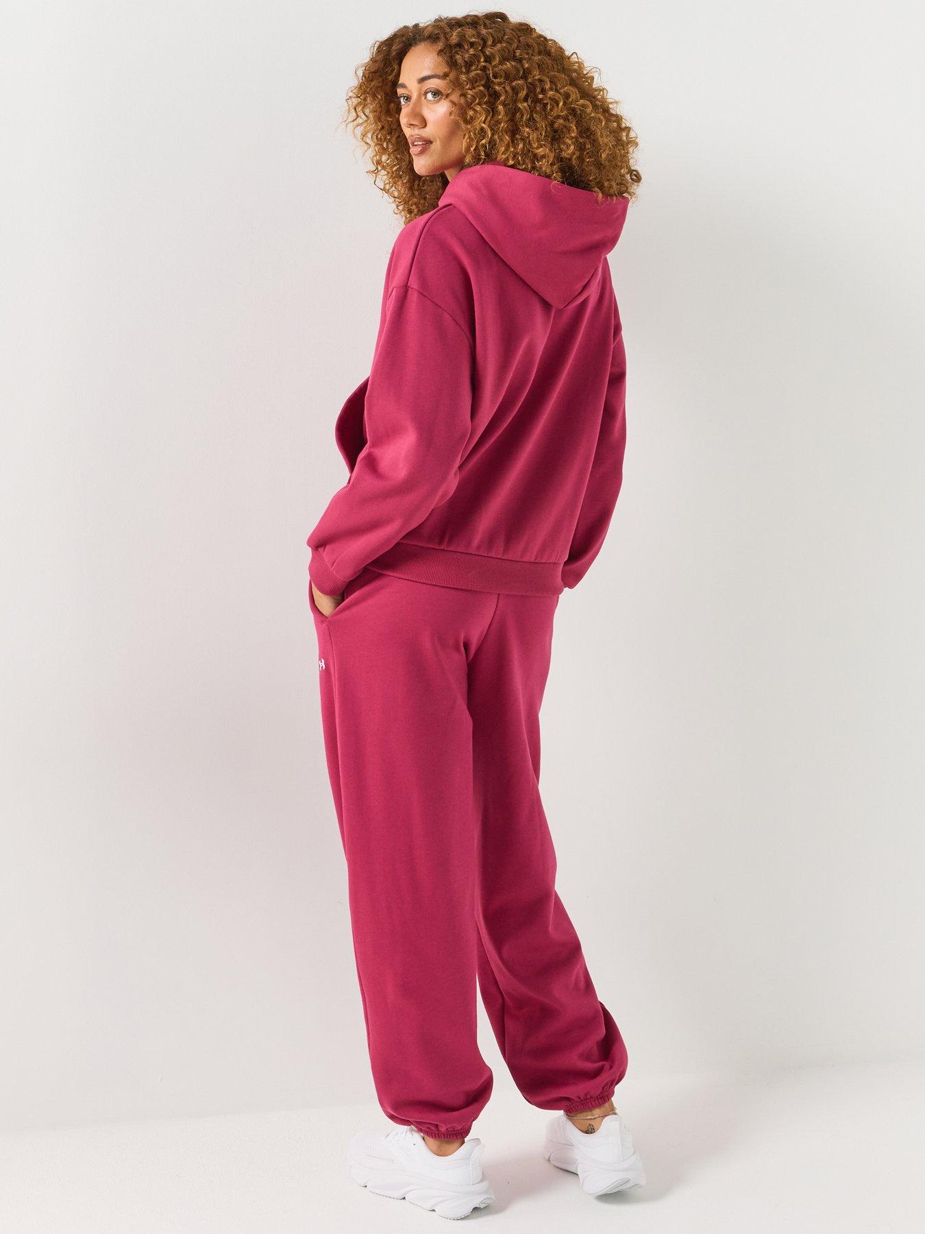 Image 2 of 6 of UNDER ARMOUR Womens Training Icon Fleece Relaxed Fit Hoodie - Red