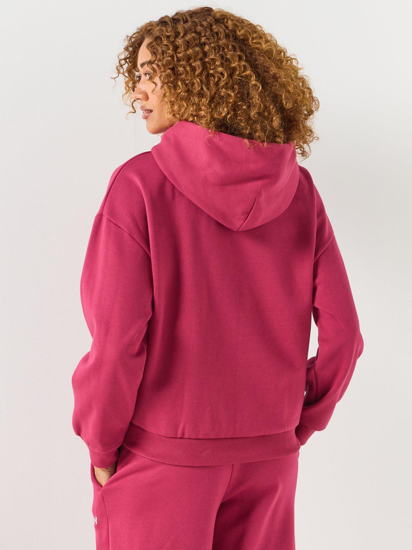 Image 6 of 6 of UNDER ARMOUR Womens Training Icon Fleece Relaxed Fit Hoodie - Red