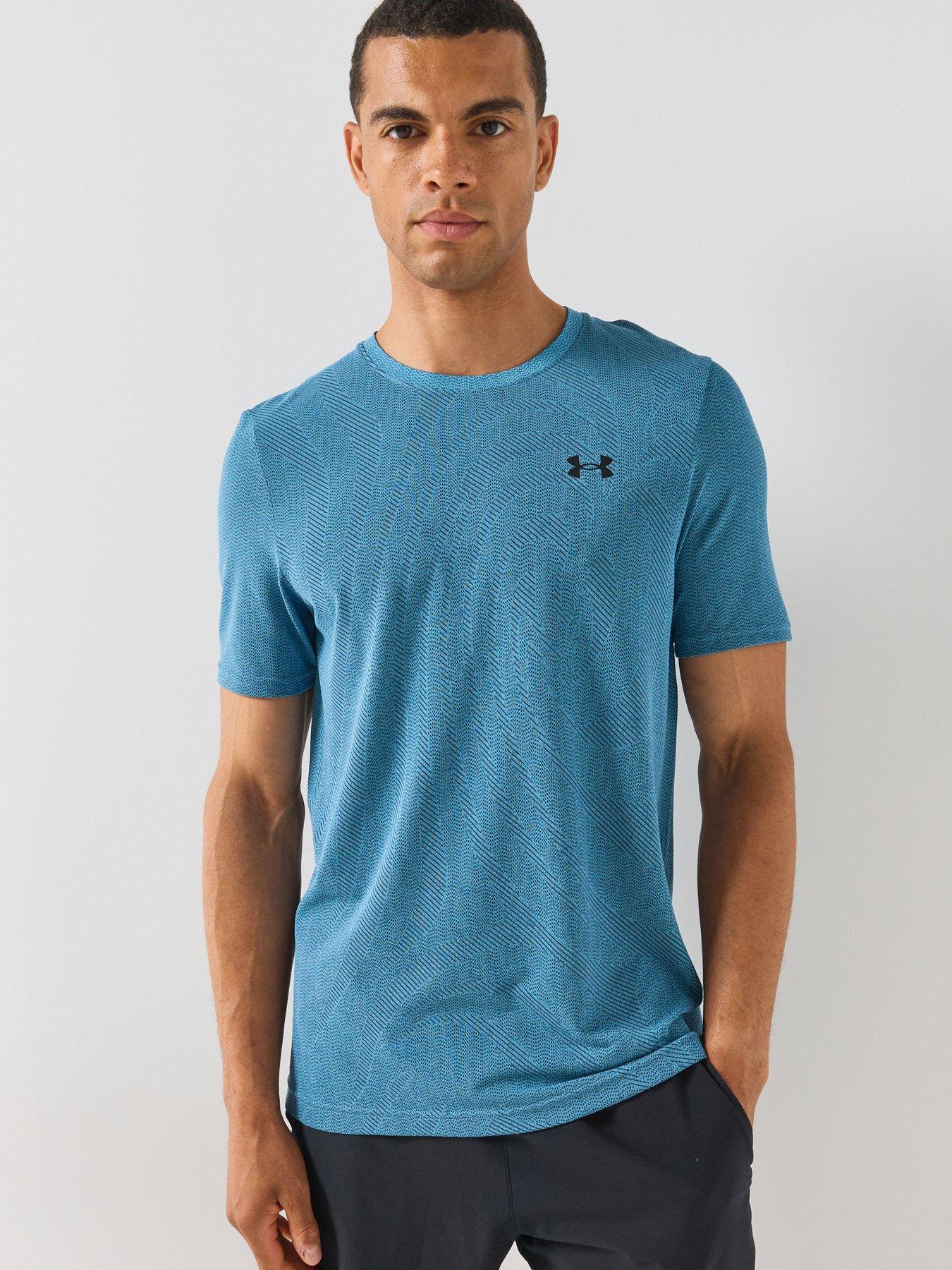 Image 1 of 6 of UNDER ARMOUR Mens Training Vanish Seamless Novelty T-Shirt - Blue