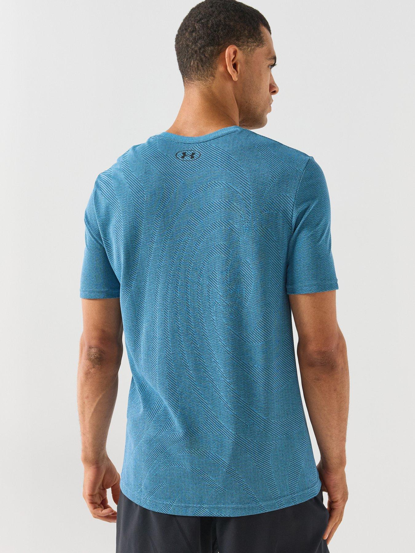 Image 2 of 6 of UNDER ARMOUR Mens Training Vanish Seamless Novelty T-Shirt - Blue