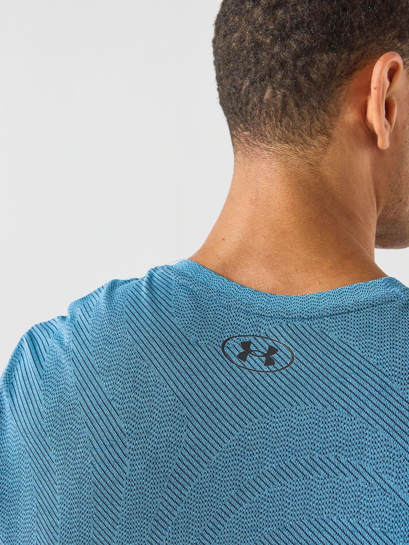 Image 5 of 6 of UNDER ARMOUR Mens Training Vanish Seamless Novelty T-Shirt - Blue