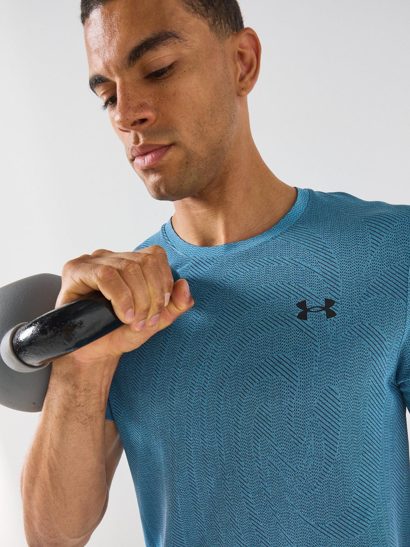 Image 6 of 6 of UNDER ARMOUR Mens Training Vanish Seamless Novelty T-Shirt - Blue