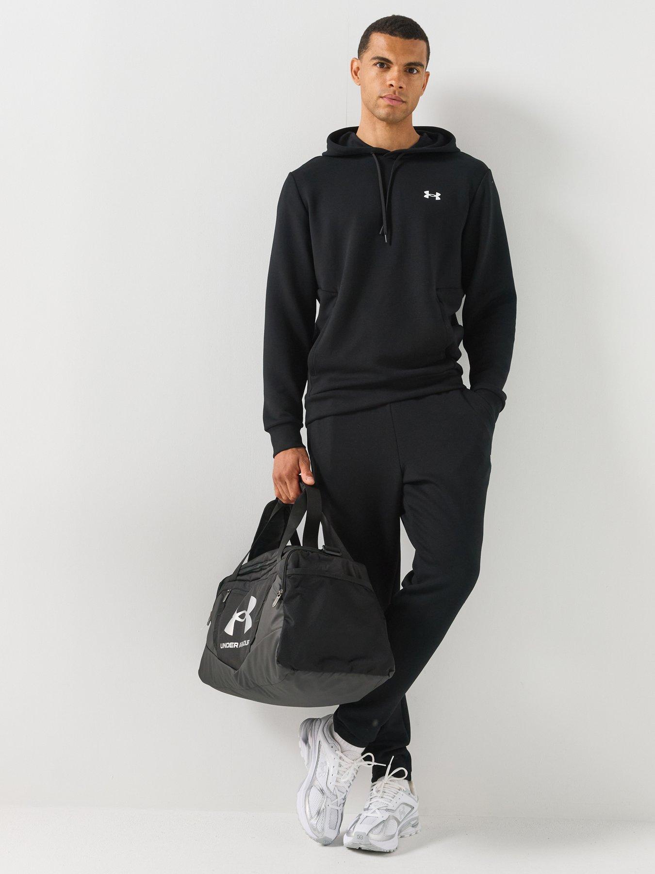 Image 3 of 5 of UNDER ARMOUR Mens Training Flex Fleece Kangaroo Pocket Hoodie - Black
