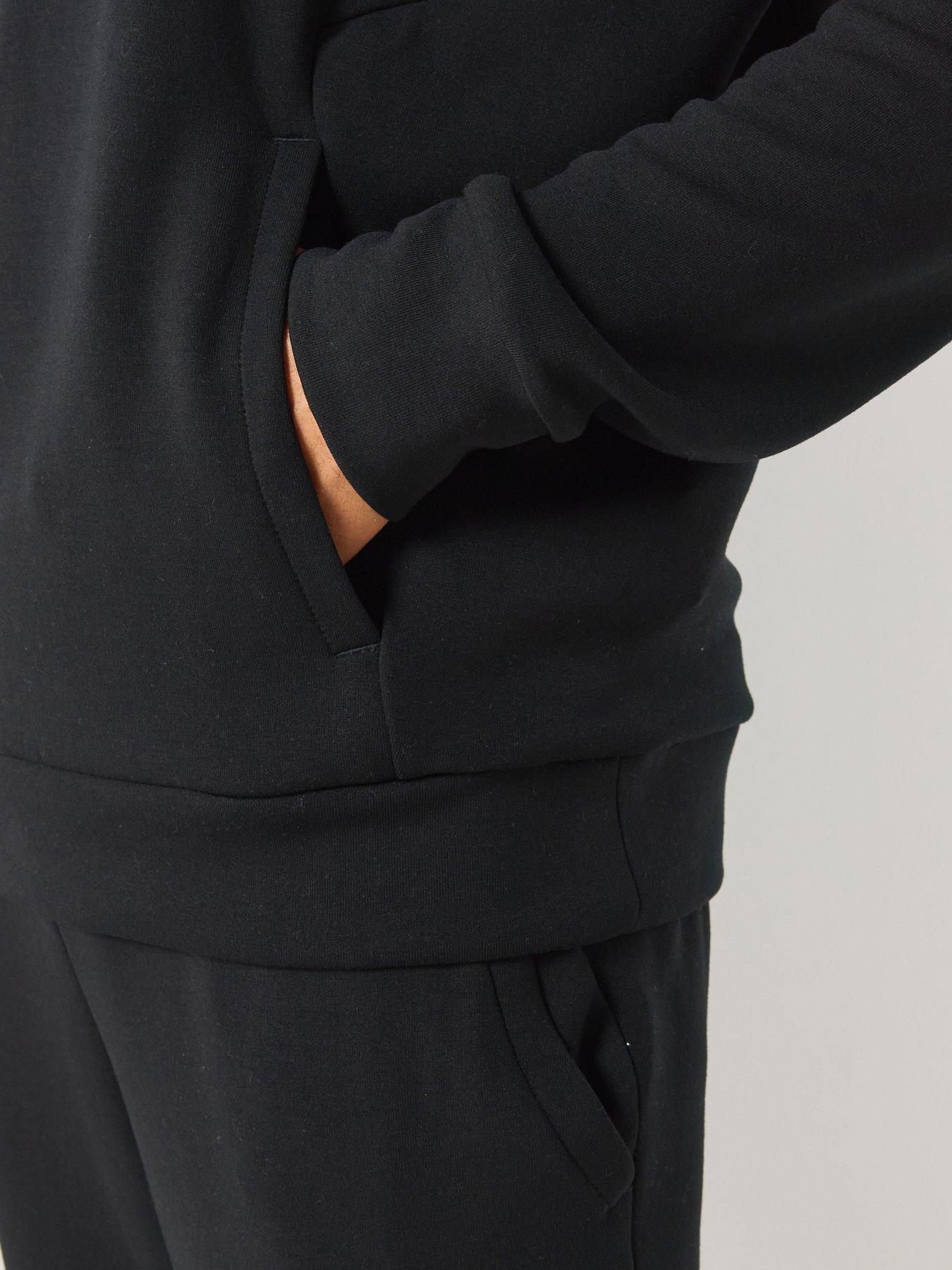 Image 5 of 5 of UNDER ARMOUR Mens Training Flex Fleece Kangaroo Pocket Hoodie - Black