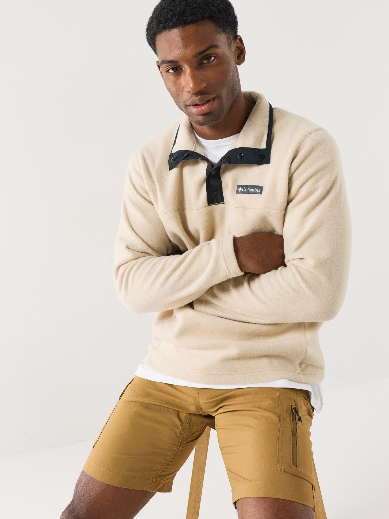 Image 4 of 6 of Columbia Men's Steens Mountain II Half Snap Fleece - Beige