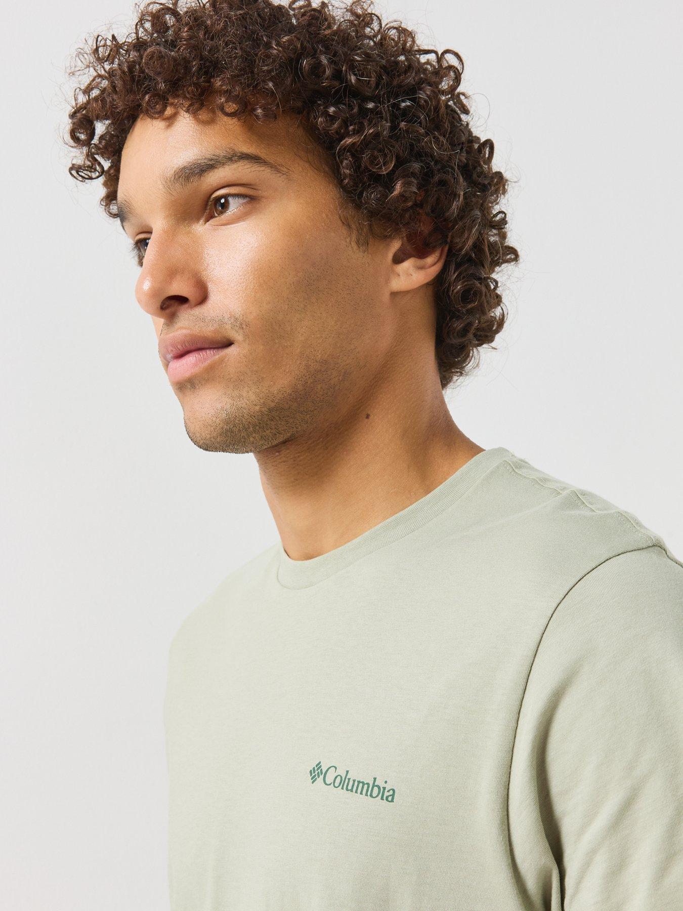 Image 5 of 5 of Columbia Mens Csc Outdoor Back Graphic T-shirt - Green