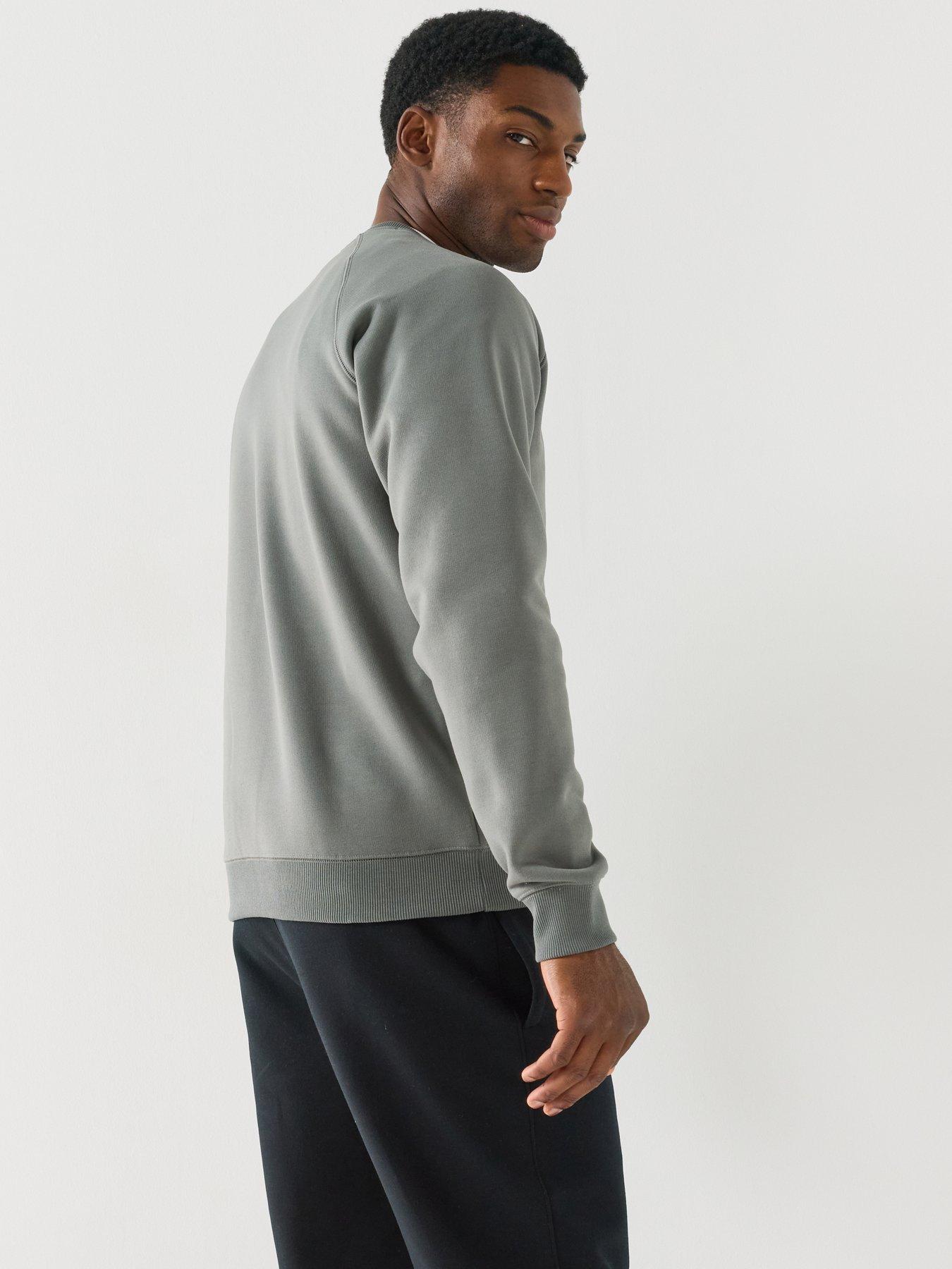 Image 2 of 6 of Columbia Mens Heavyweight Ribbed Crew Neck Sweatshirt - Green