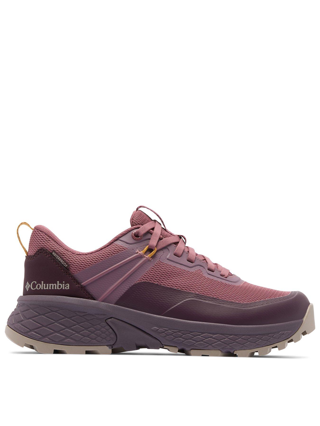 Columbia Womens Tellurix Peak Waterproof Hiking Shoes - Purple