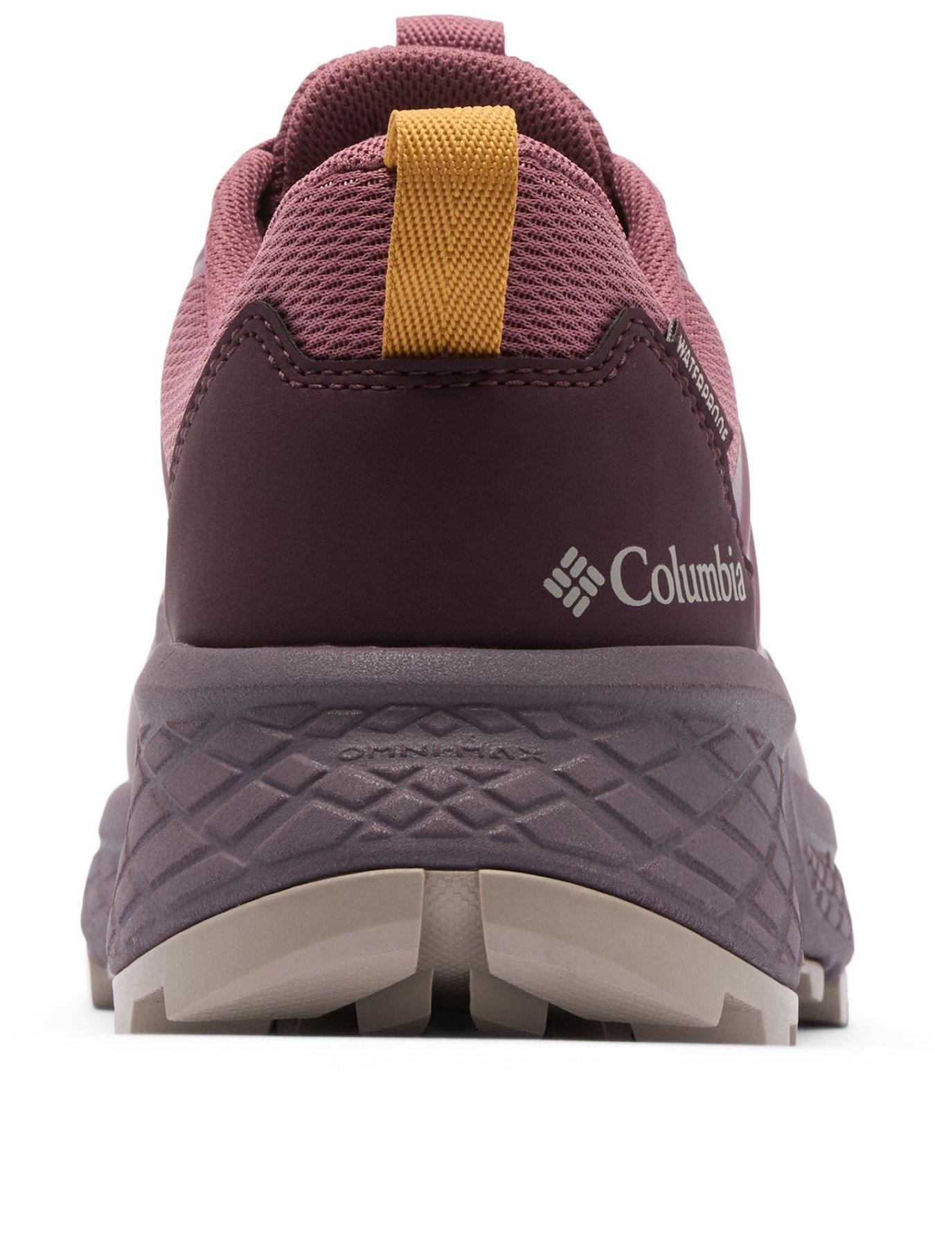 Image 3 of 7 of Columbia Womens Tellurix Waterproof Grippy Lug Lace-Up Hiking Shoes - Purple