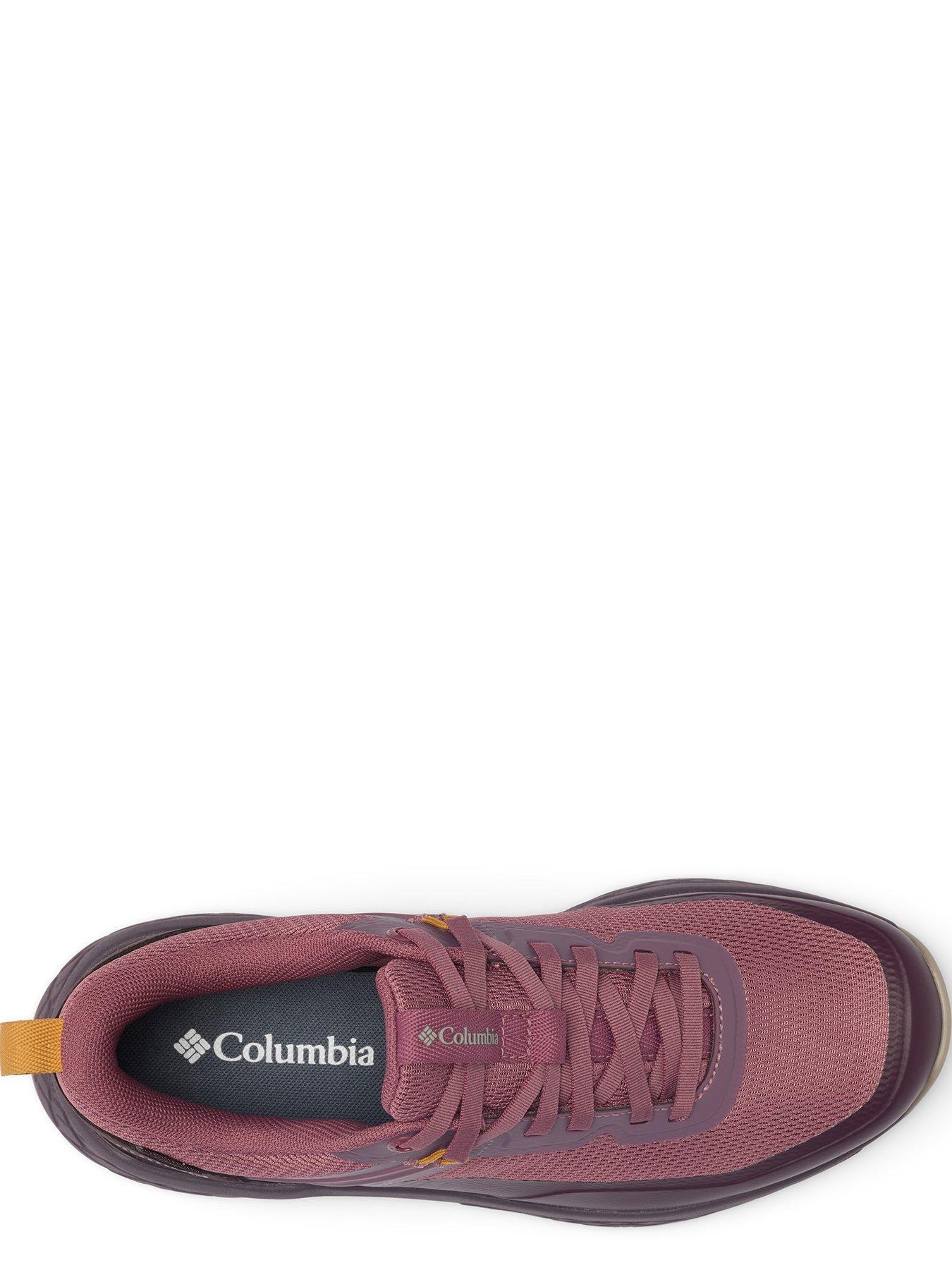 Image 4 of 7 of Columbia Womens Tellurix Waterproof Grippy Lug Lace-Up Hiking Shoes - Purple