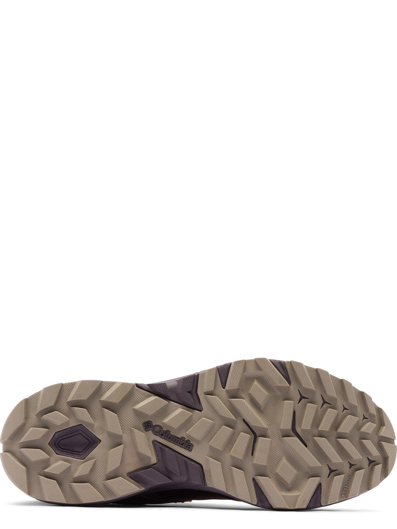 Image 5 of 7 of Columbia Womens Tellurix Waterproof Grippy Lug Lace-Up Hiking Shoes - Purple