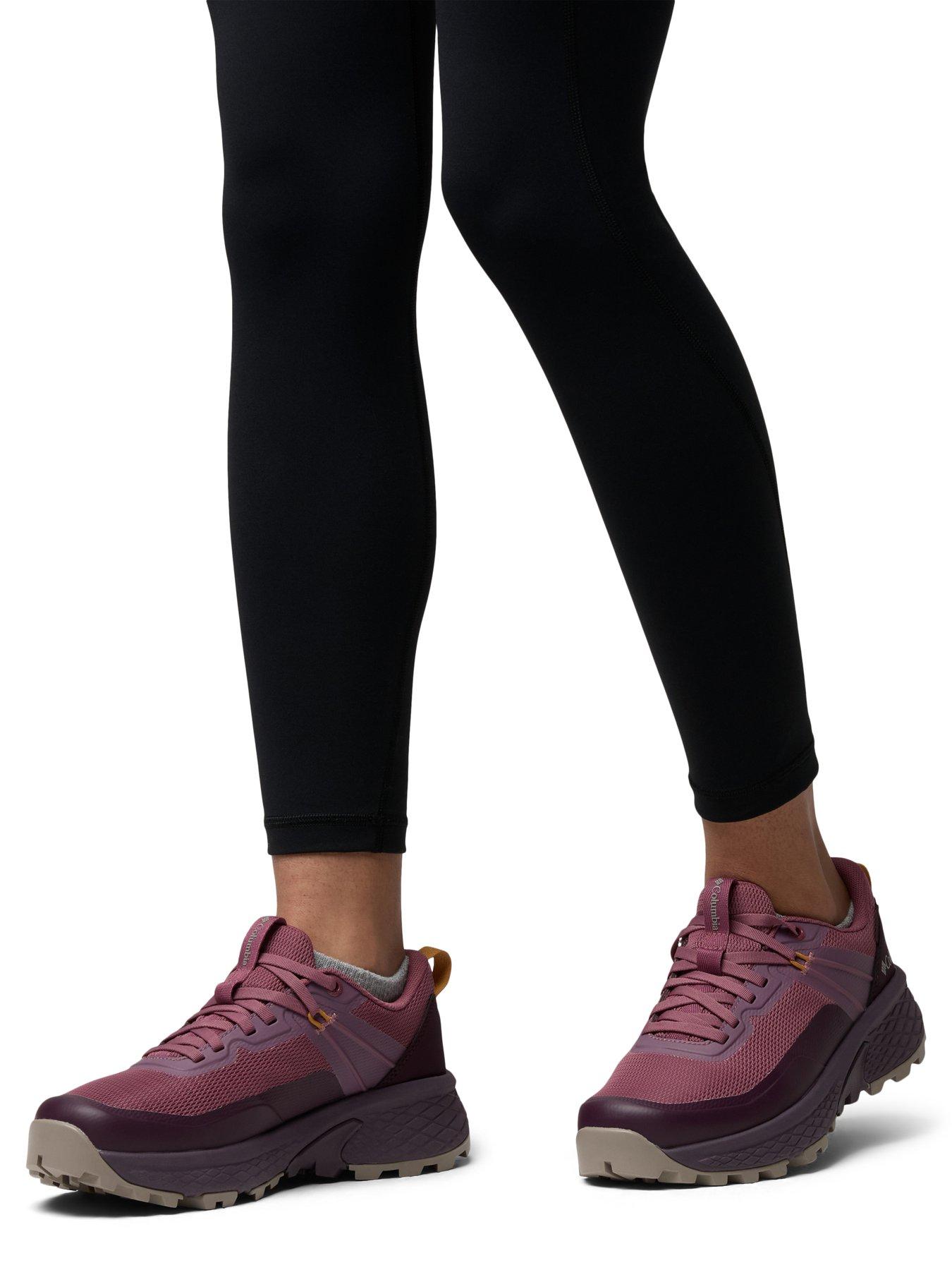 Image 7 of 7 of Columbia Womens Tellurix Waterproof Grippy Lug Lace-Up Hiking Shoes - Purple