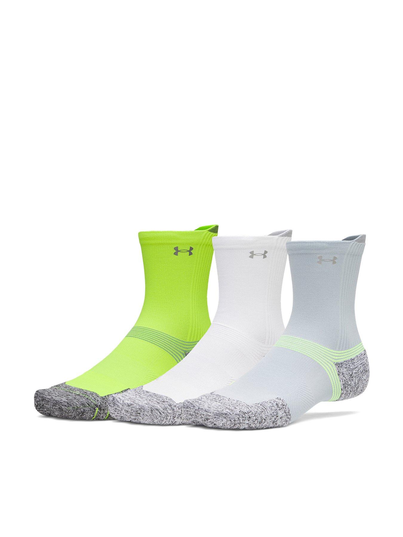 Image 1 of 3 of UNDER ARMOUR Men's 3 Pack Moisture-Wicking Cushioned Crew Socks - Multi