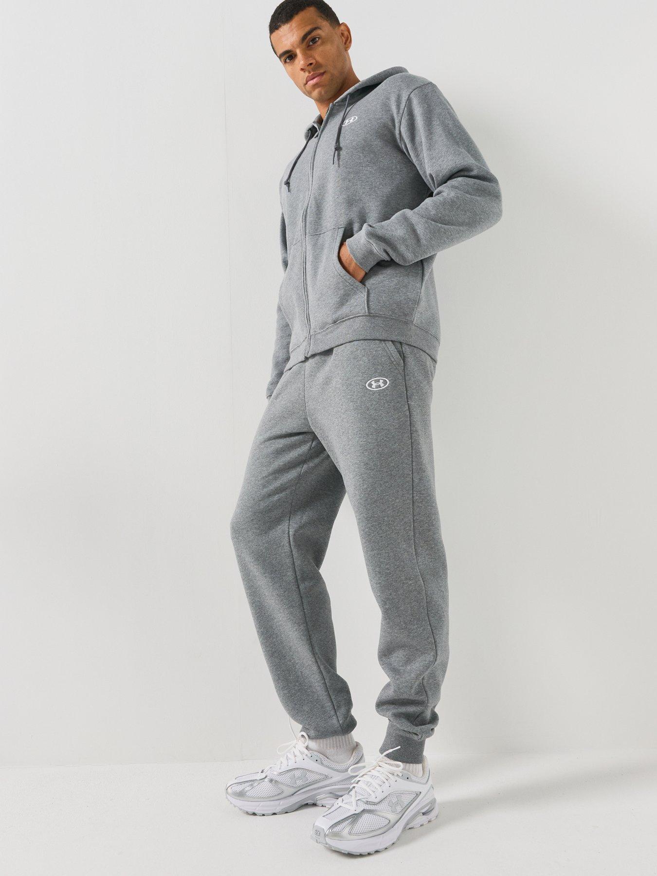 Image 3 of 6 of UNDER ARMOUR Men's Training Rival Fleece Joggers- Grey