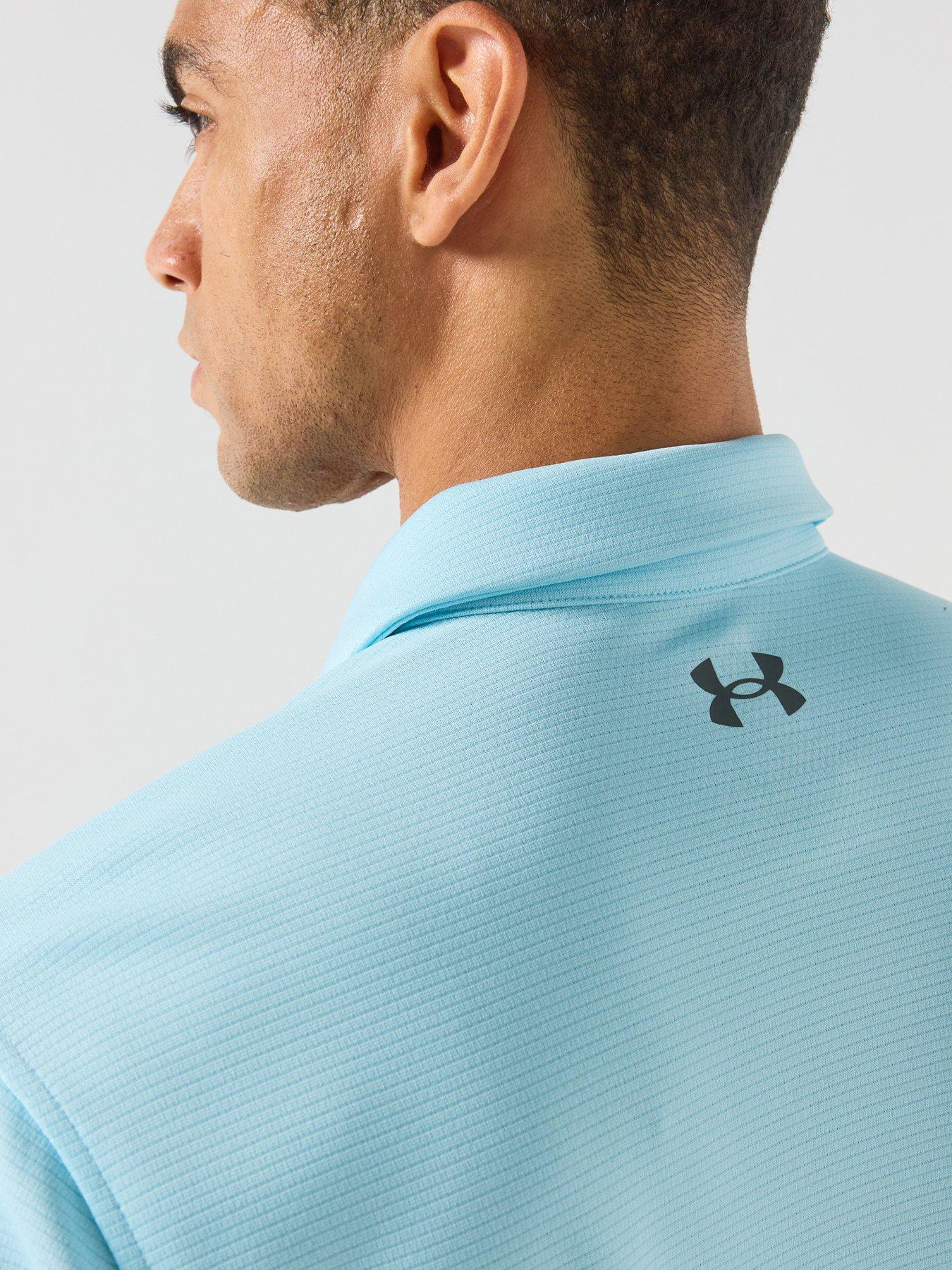 Image 4 of 6 of UNDER ARMOUR Mens Golf Tech Polo - Blue