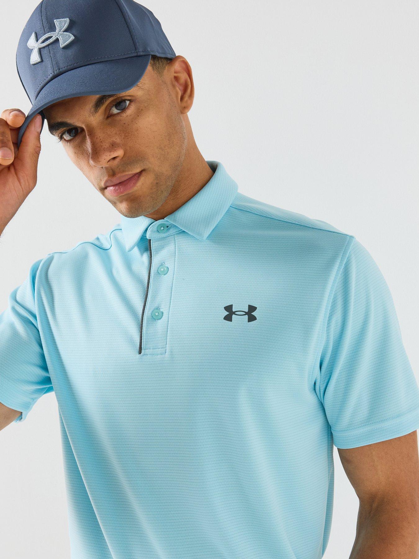 Image 5 of 6 of UNDER ARMOUR Mens Golf Tech Polo - Blue